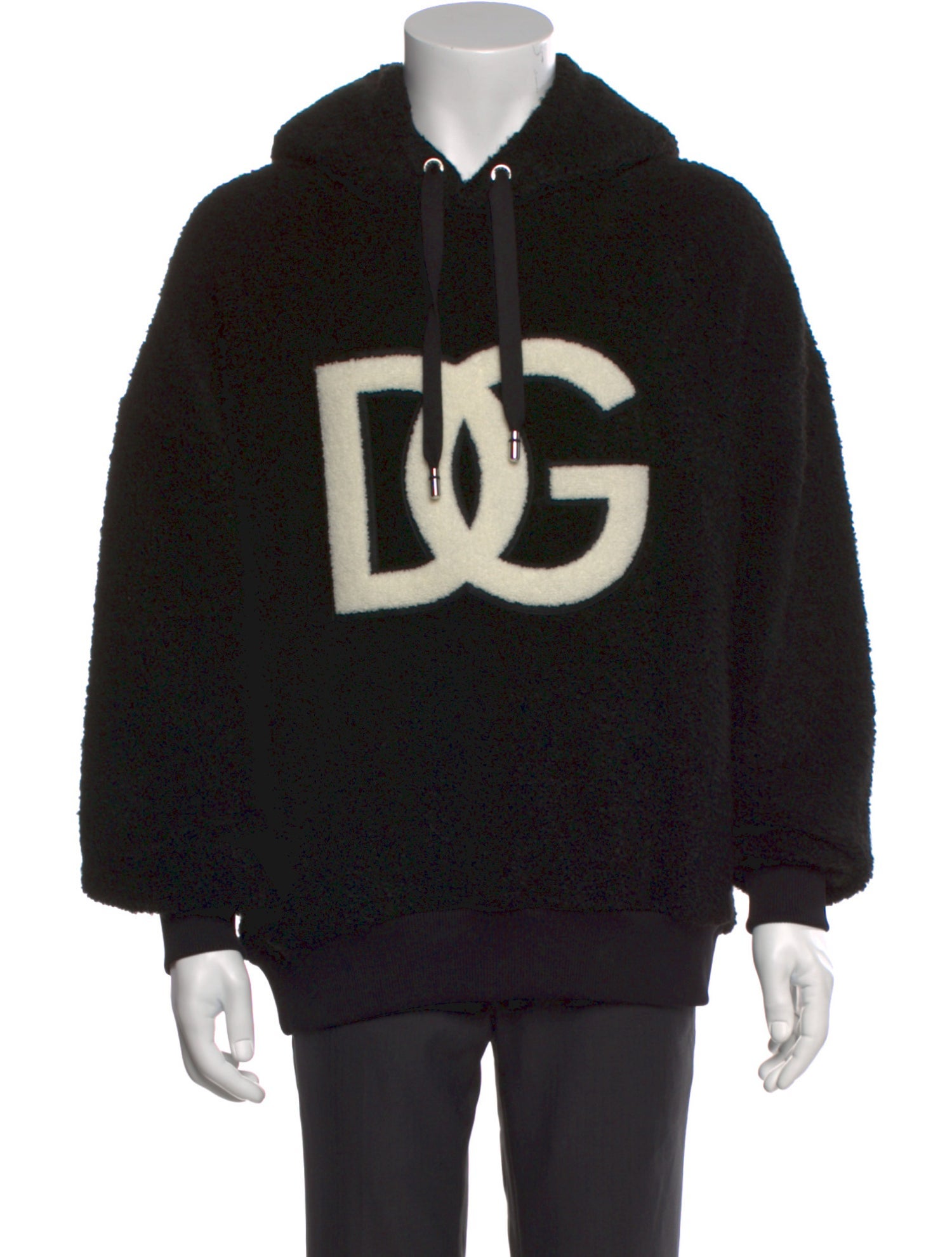 Dolce & Gabbana Graphic Print Crew Neck Hoodie