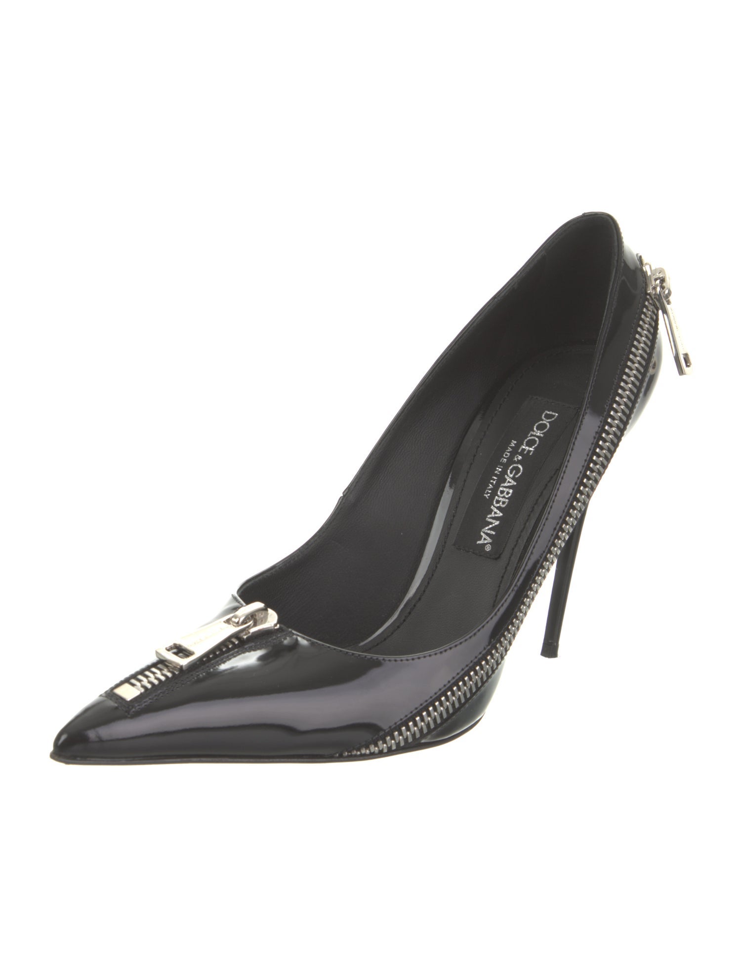 Dolce & Gabbana Leather Slingback Pumps
