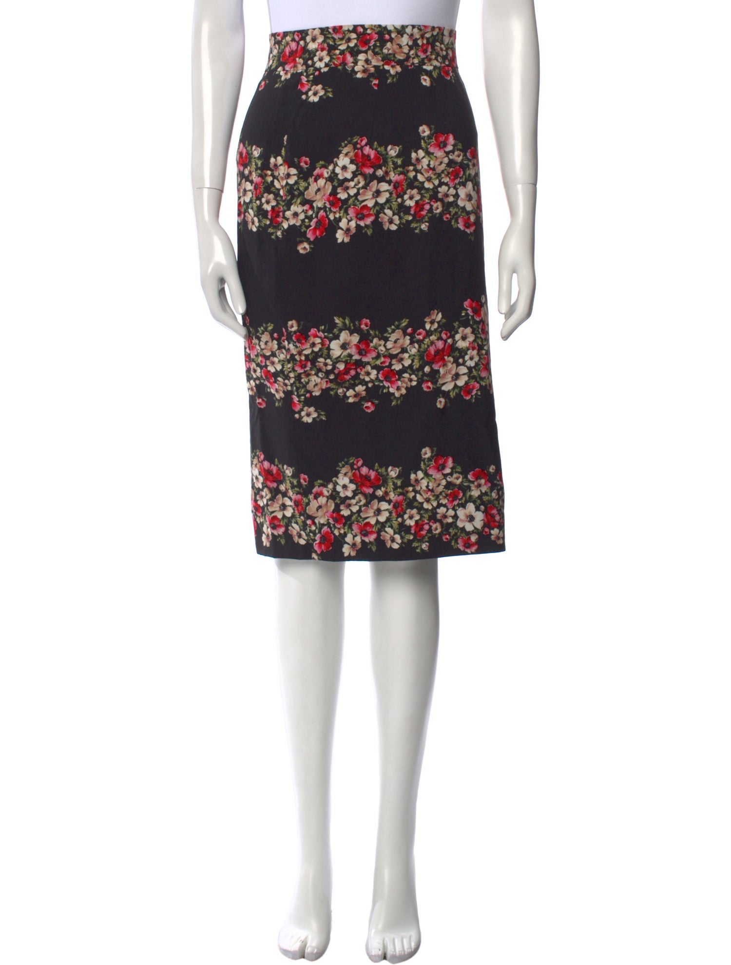 Dolce & Gabbana Floral Print Knee-Length Skirt