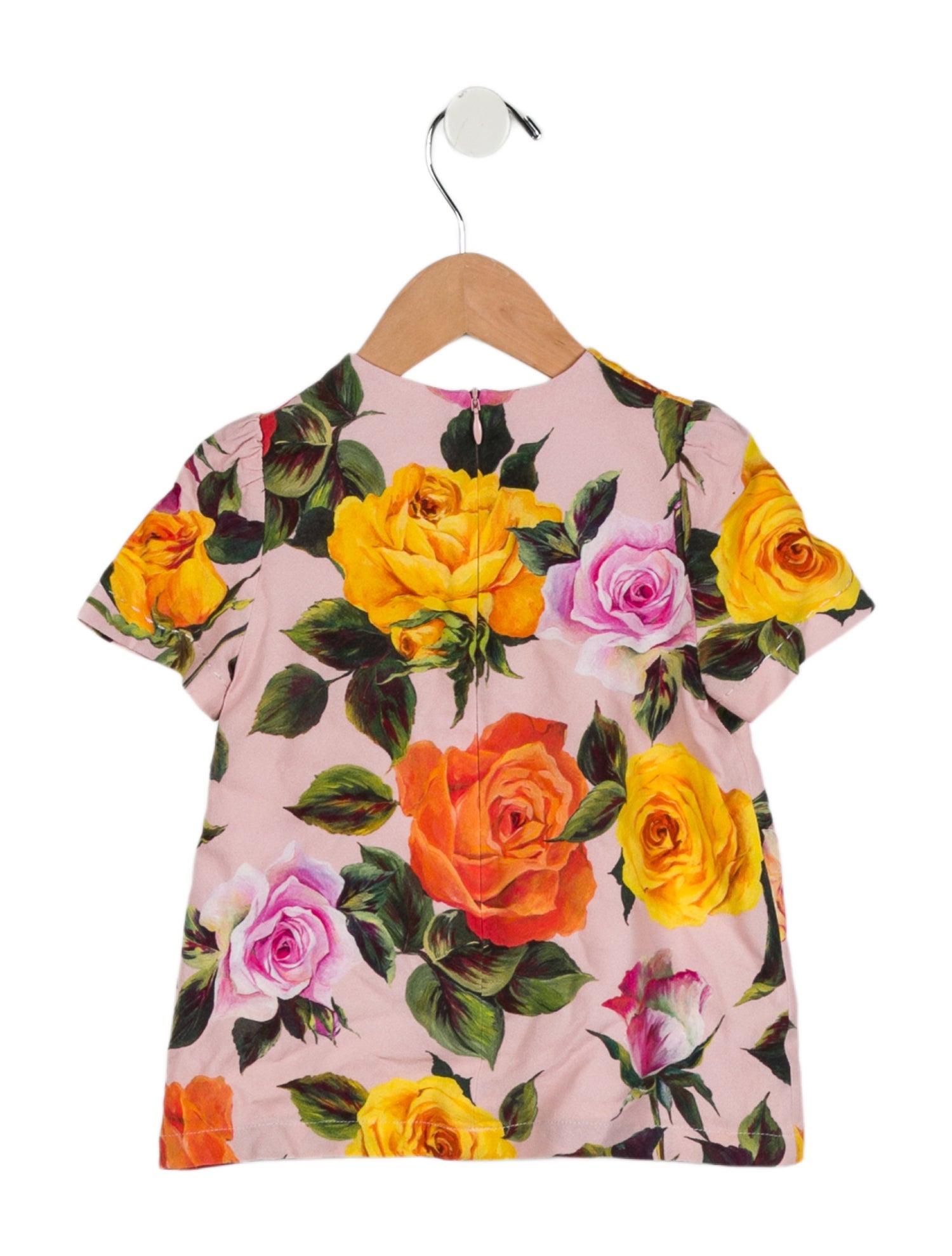 Dolce & Gabbana Girls' Floral Print Top