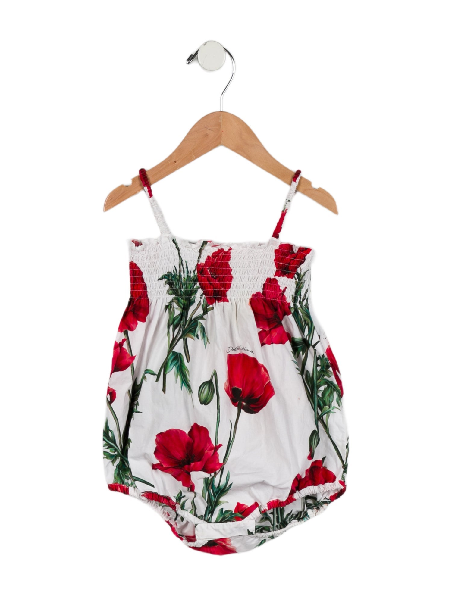 Dolce & Gabbana Toddler Girls' Sleeveless Floral Print Onesie