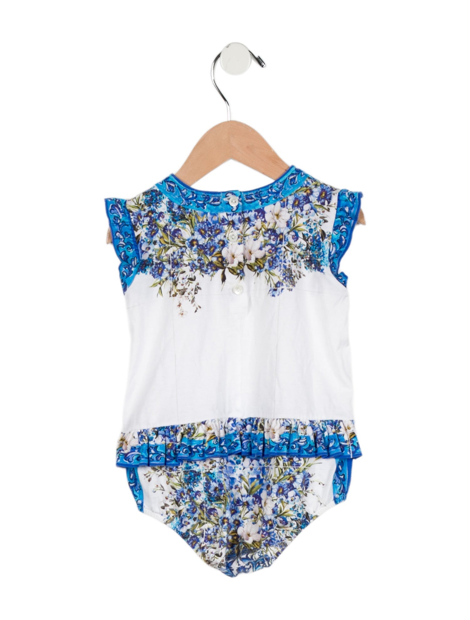 Dolce & Gabbana Toddler Girls' Floral Print Onesie