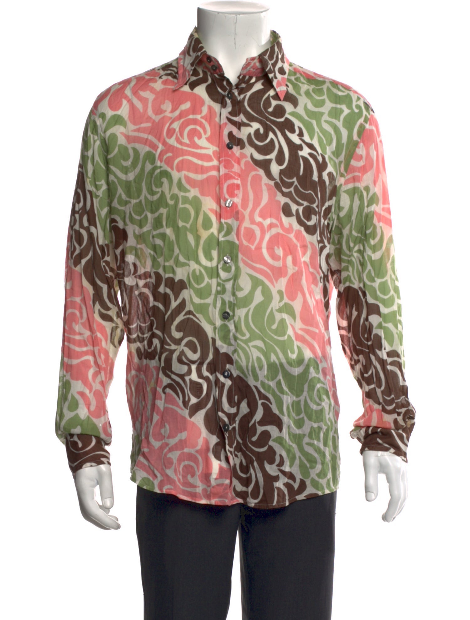 Dolce & Gabbana Floral Print Long Sleeve Shirt