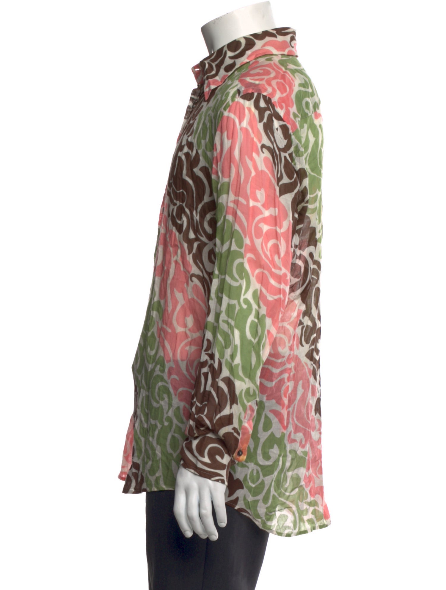 Dolce & Gabbana Floral Print Long Sleeve Shirt