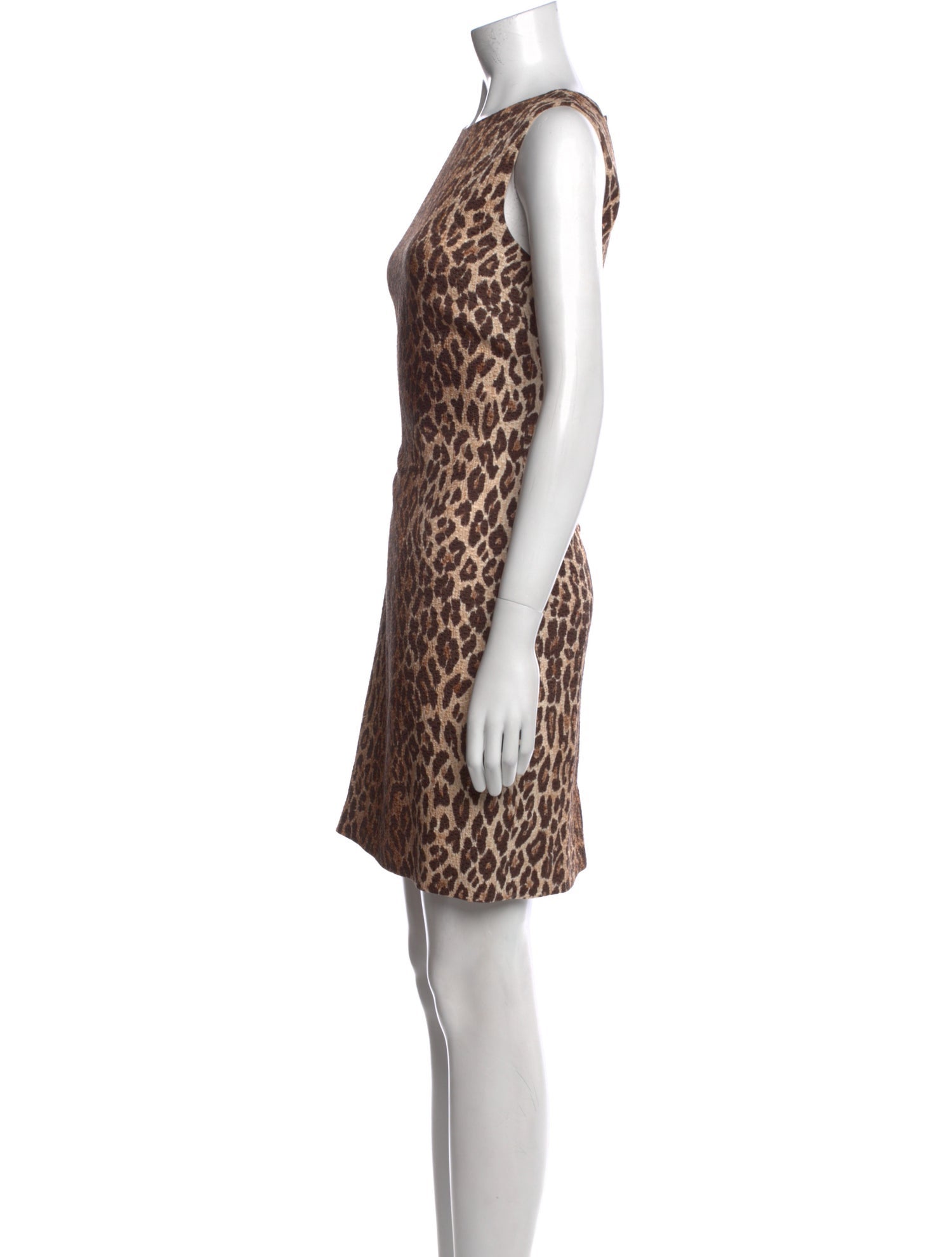 Dolce & Gabbana Animal Print Mini Dress
