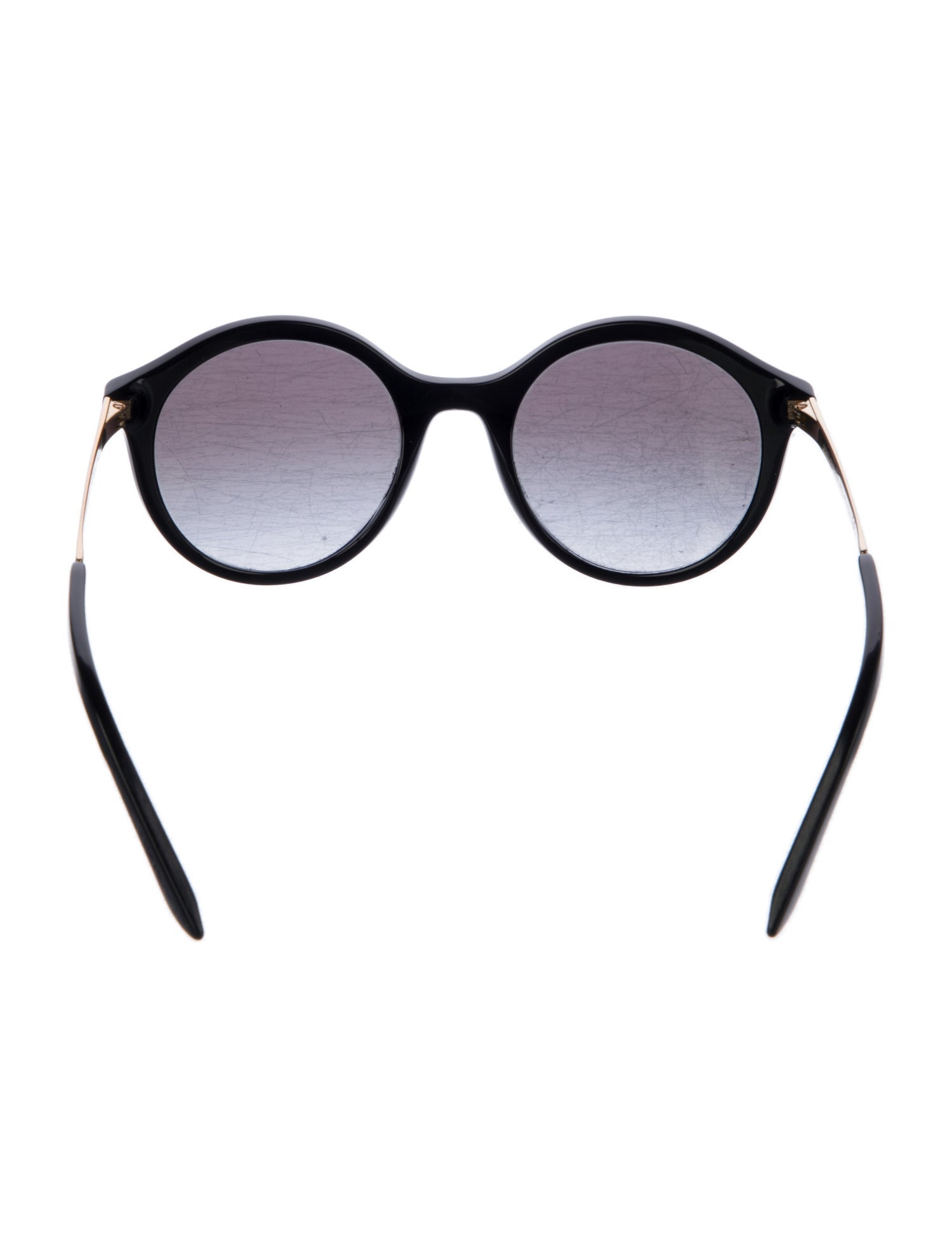 Dolce & Gabbana Round Gradient Sunglasses