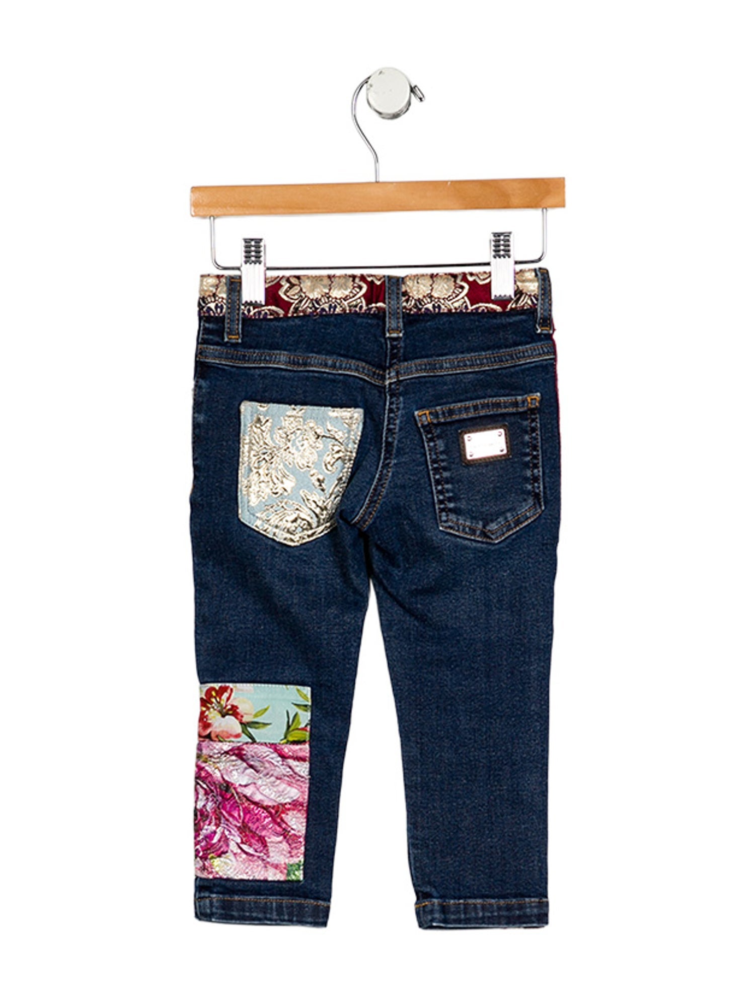 Dolce & Gabbana Toddler Girls' Patchwork Jeans