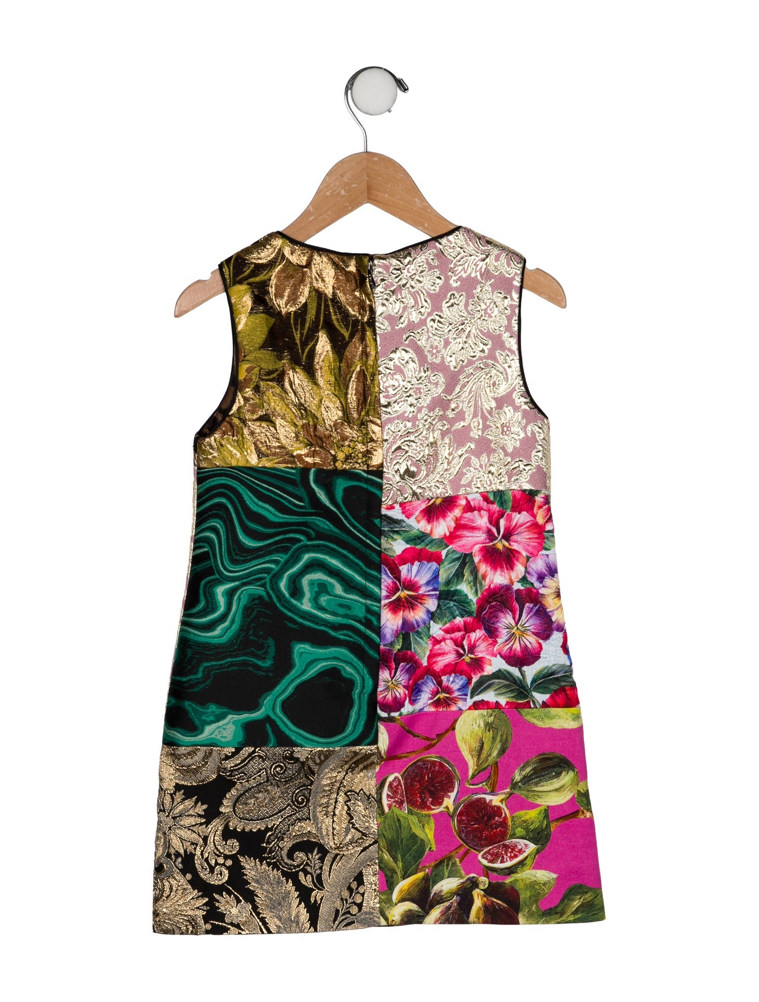 Dolce & Gabbana Metallic Printed Dress