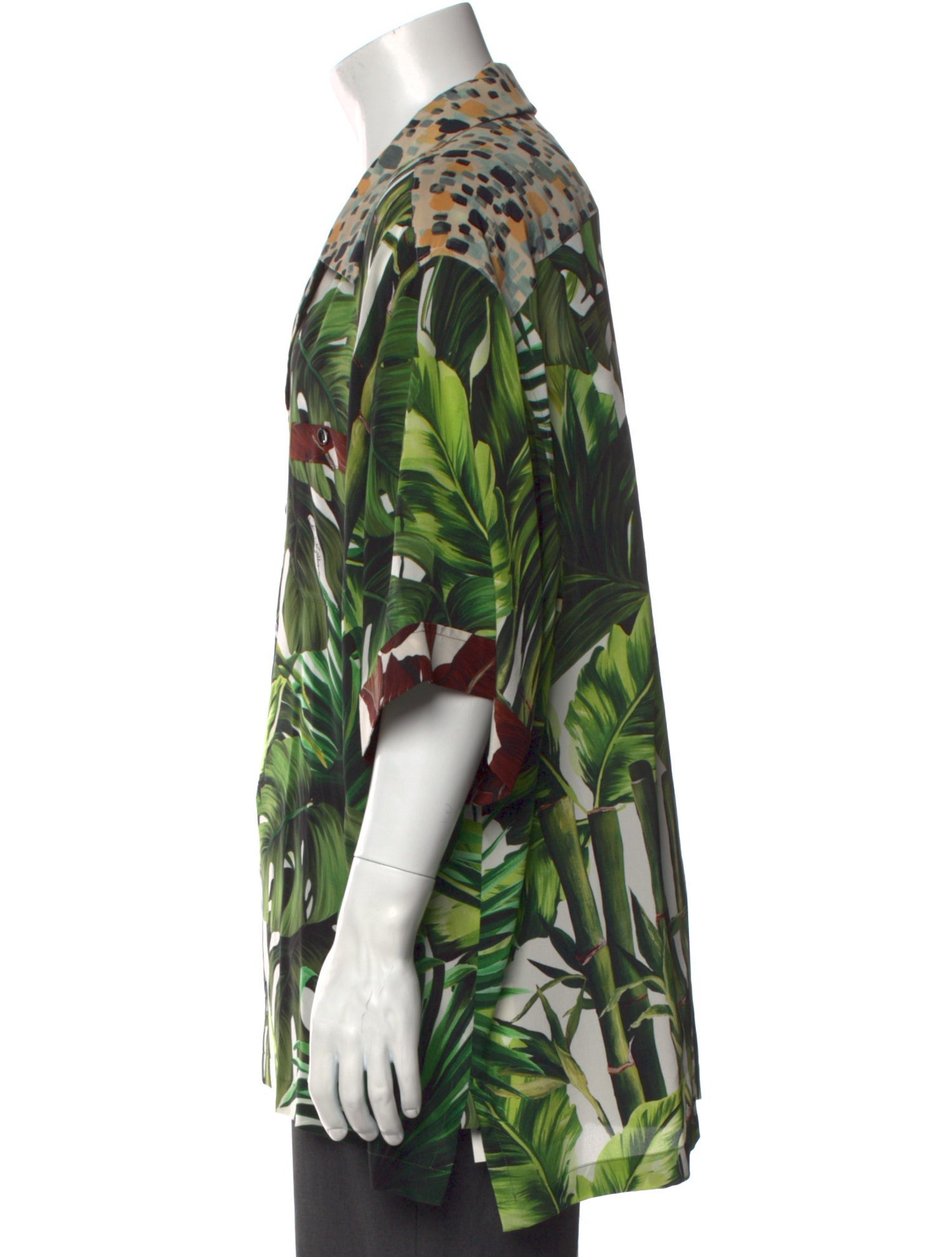 Dolce & Gabbana Silk Floral Print Shirt