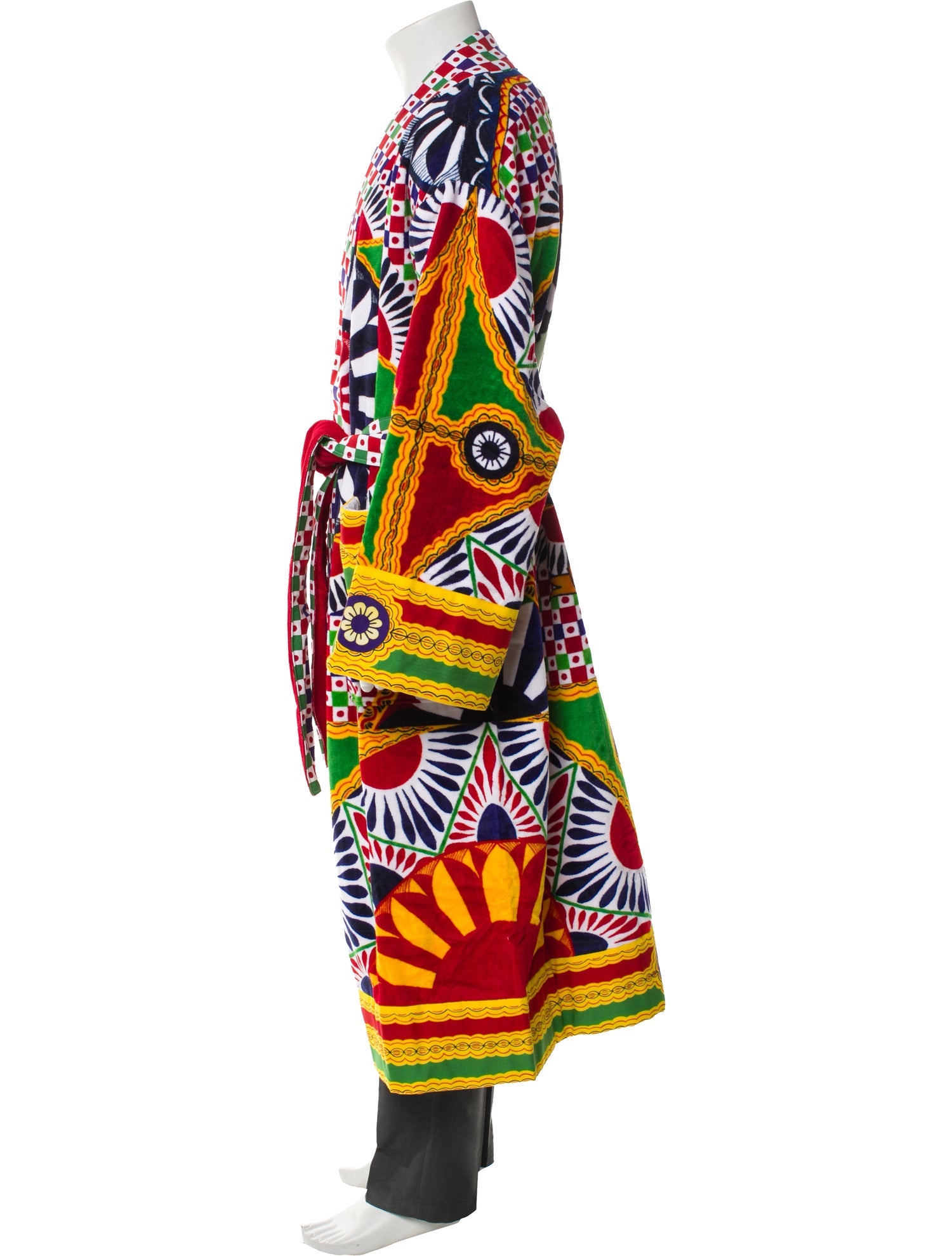 Dolce & Gabbana Carretto Print Dolce & Gabbana Casa Robe w/ Tags