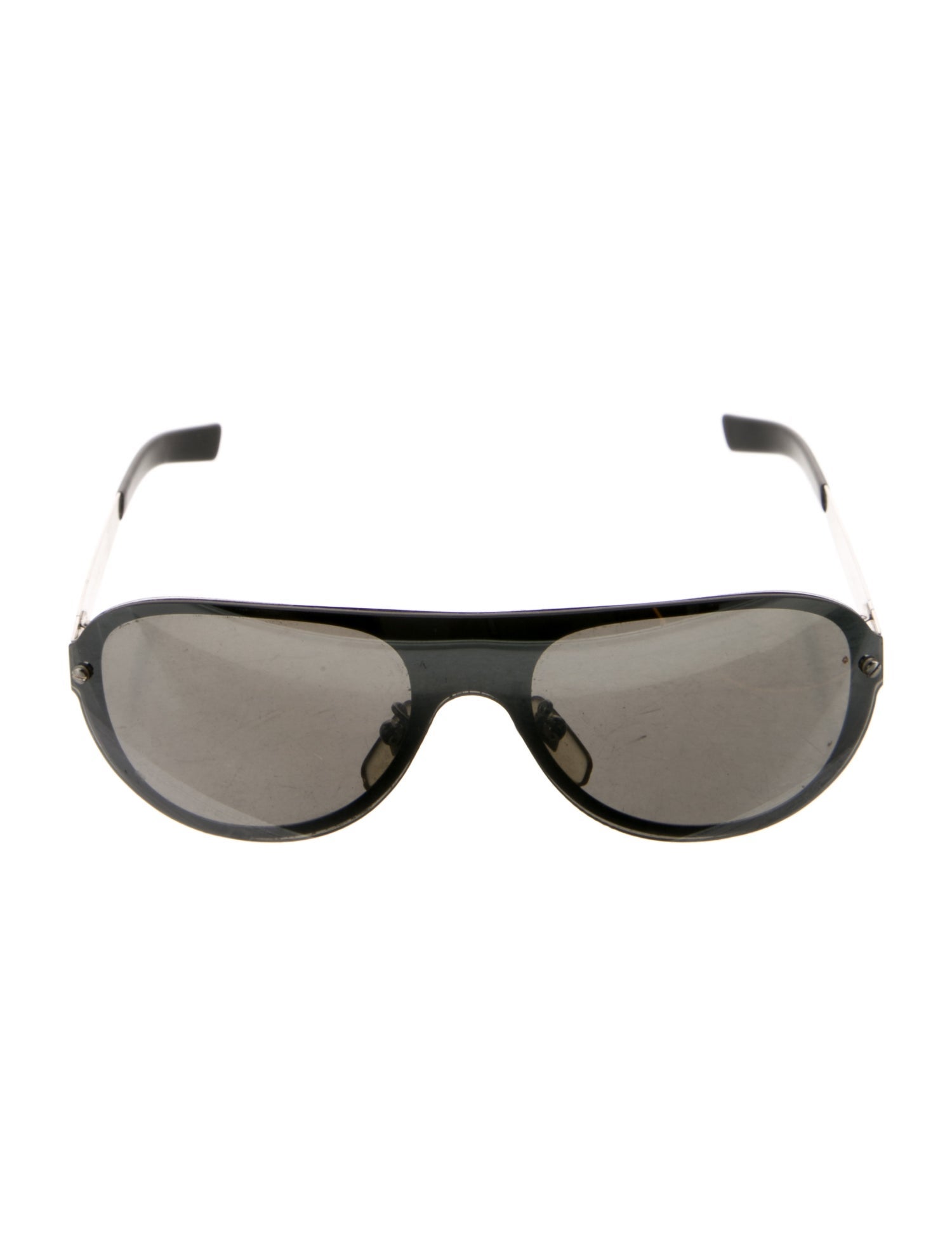 Dolce & Gabbana Shield Mirrored Sunglasses