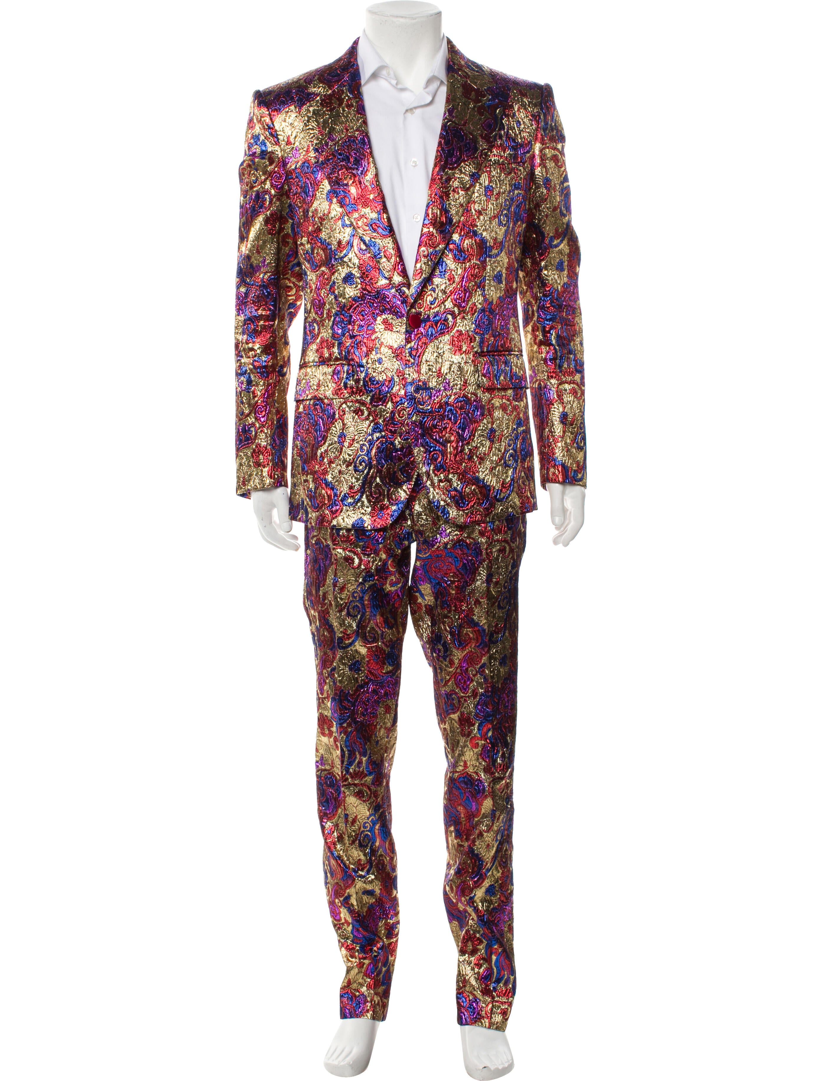 Dolce & Gabbana Printed Two-Piece Suit