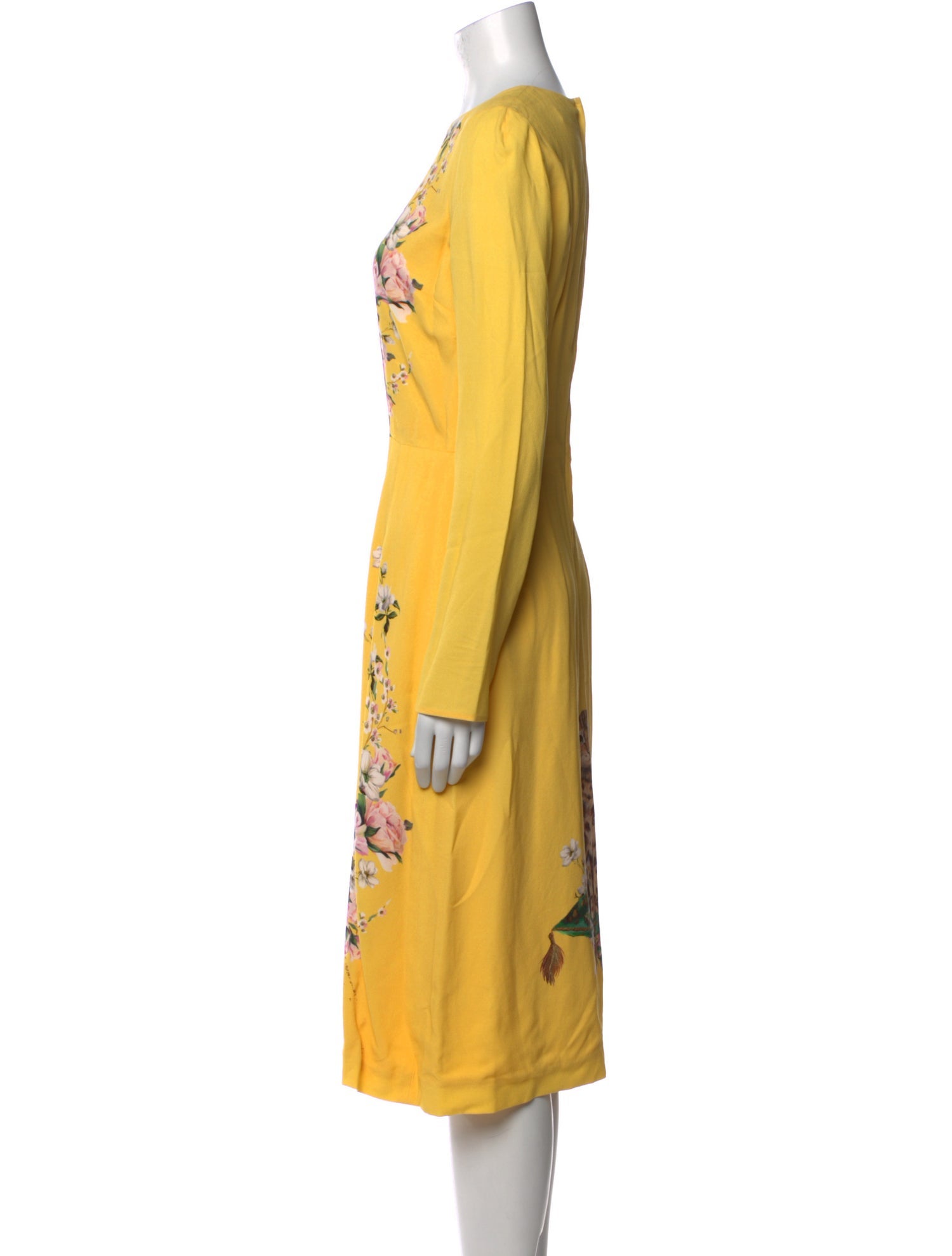 Dolce & Gabbana Printed Midi Length Dress