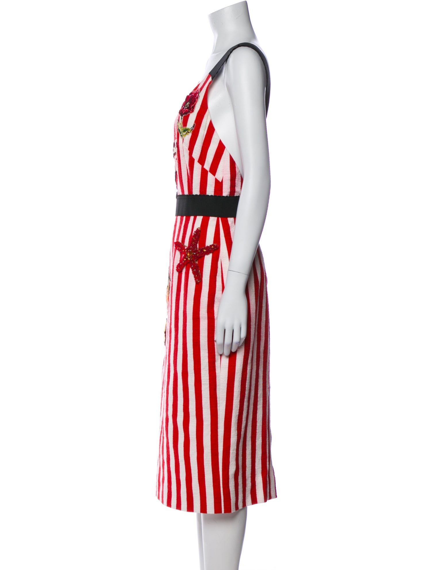 Dolce & Gabbana Printed Midi Length Dress