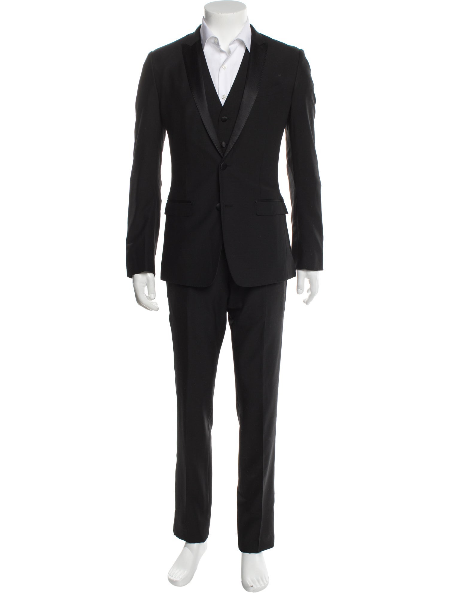Dolce & Gabbana Virgin Wool Three-Piece Tuxedo