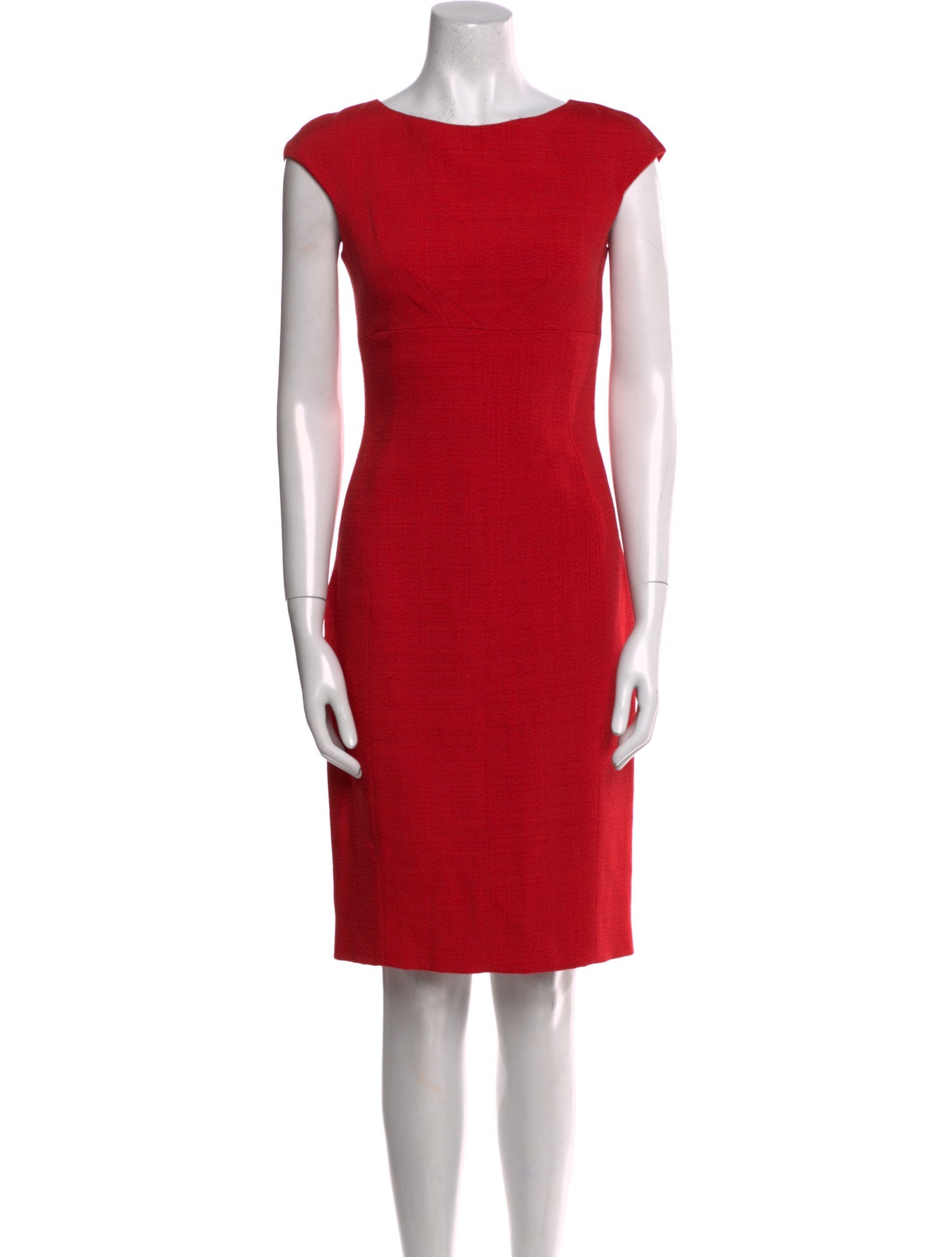 Dolce & Gabbana Bateau Neckline Knee-Length Dress