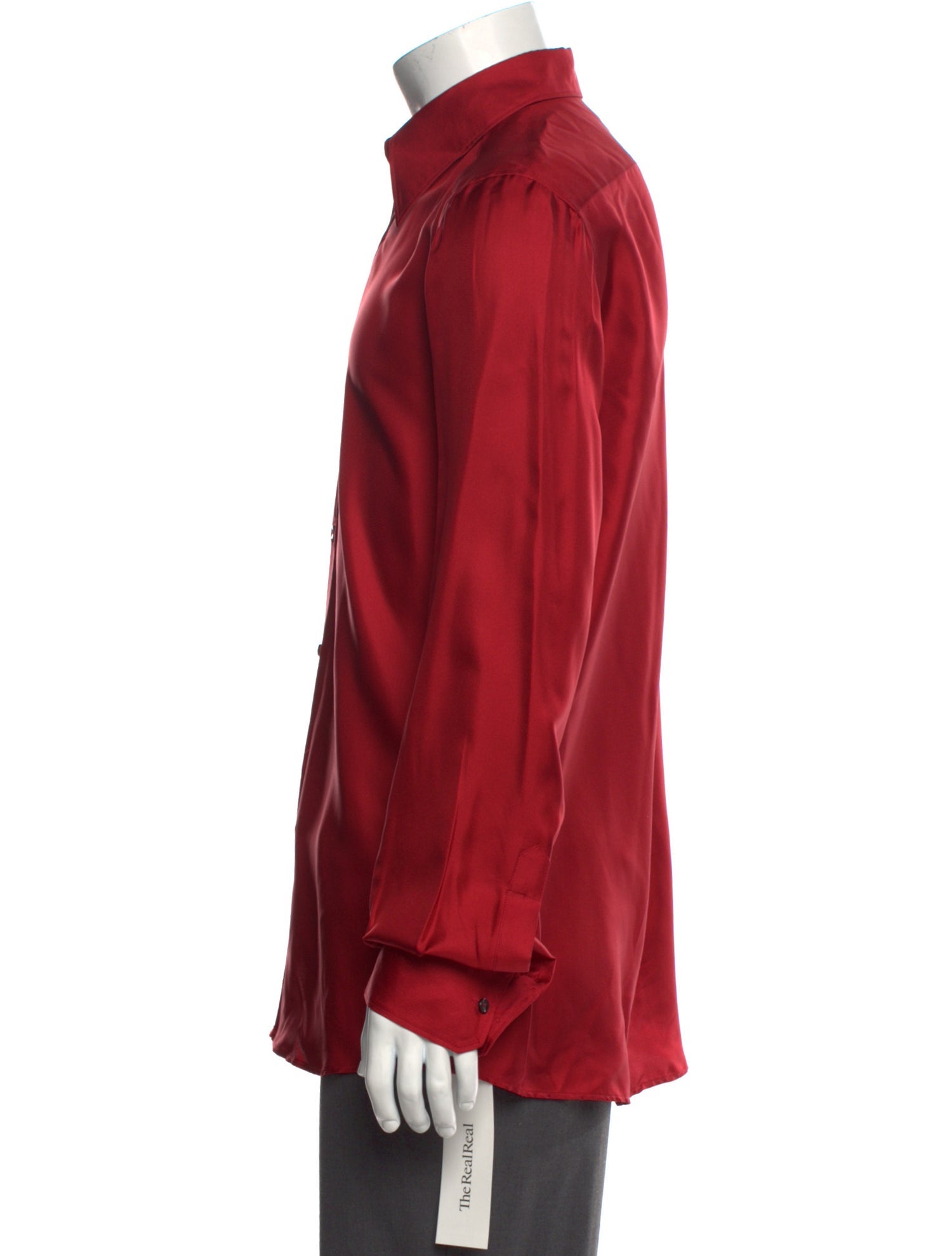 Dolce & Gabbana Silk Long Sleeve Dress Shirt