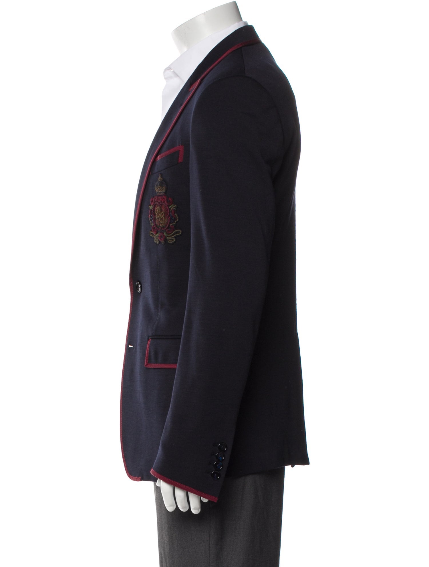 Dolce & Gabbana Virgin Wool Peacoat