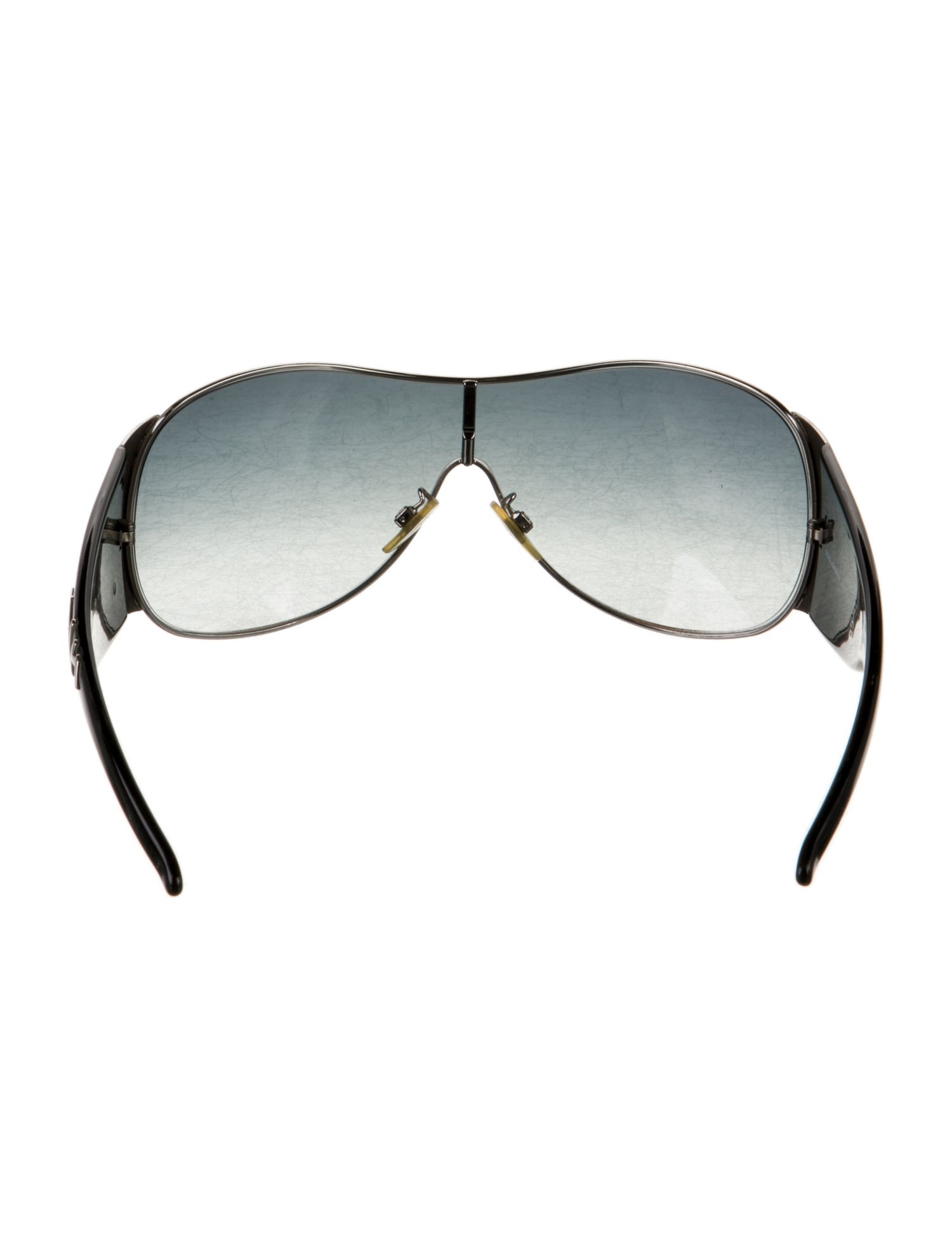 Dolce & Gabbana Signature Logo Shield Sunglasses