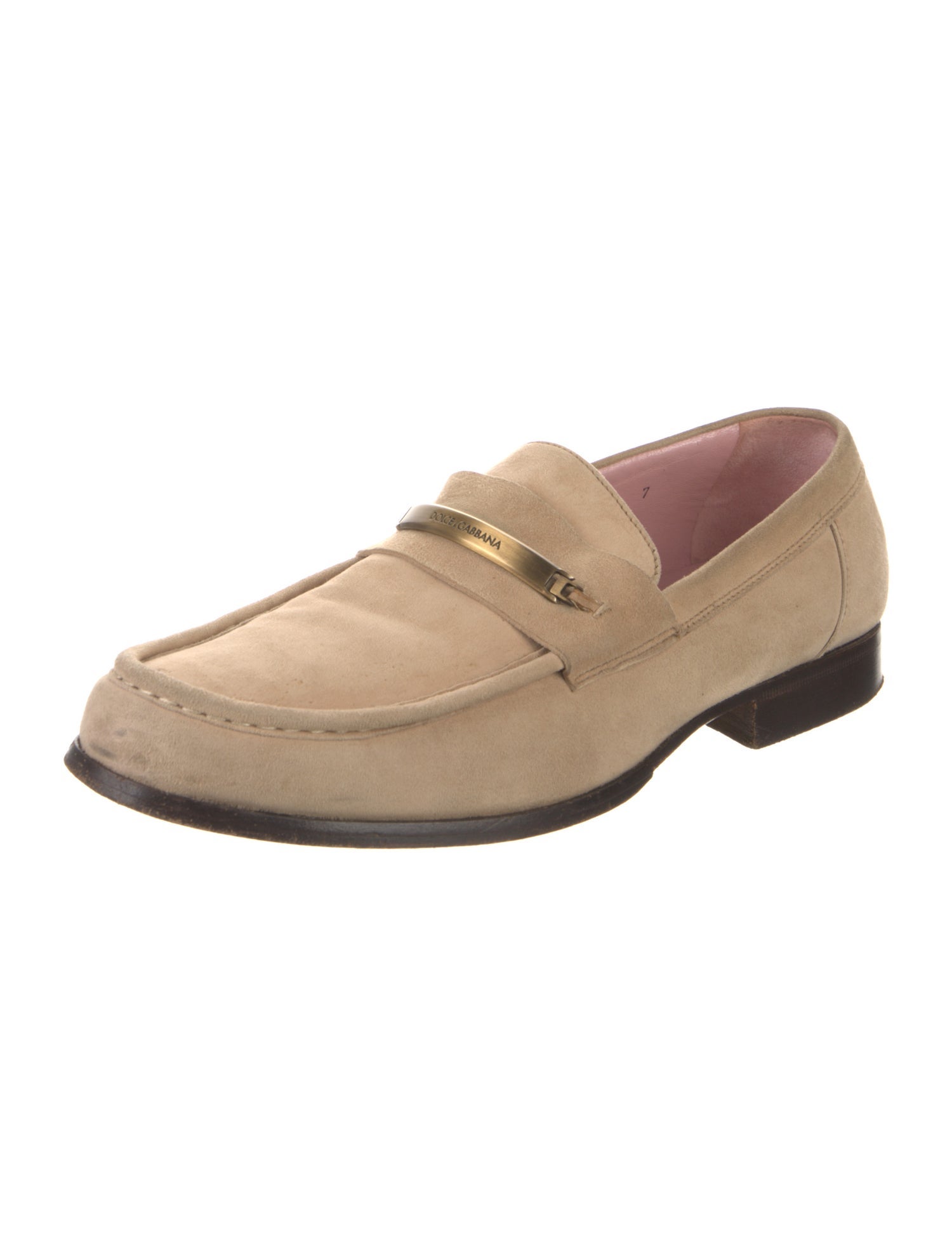 Dolce & Gabbana Suede Dress Loafers