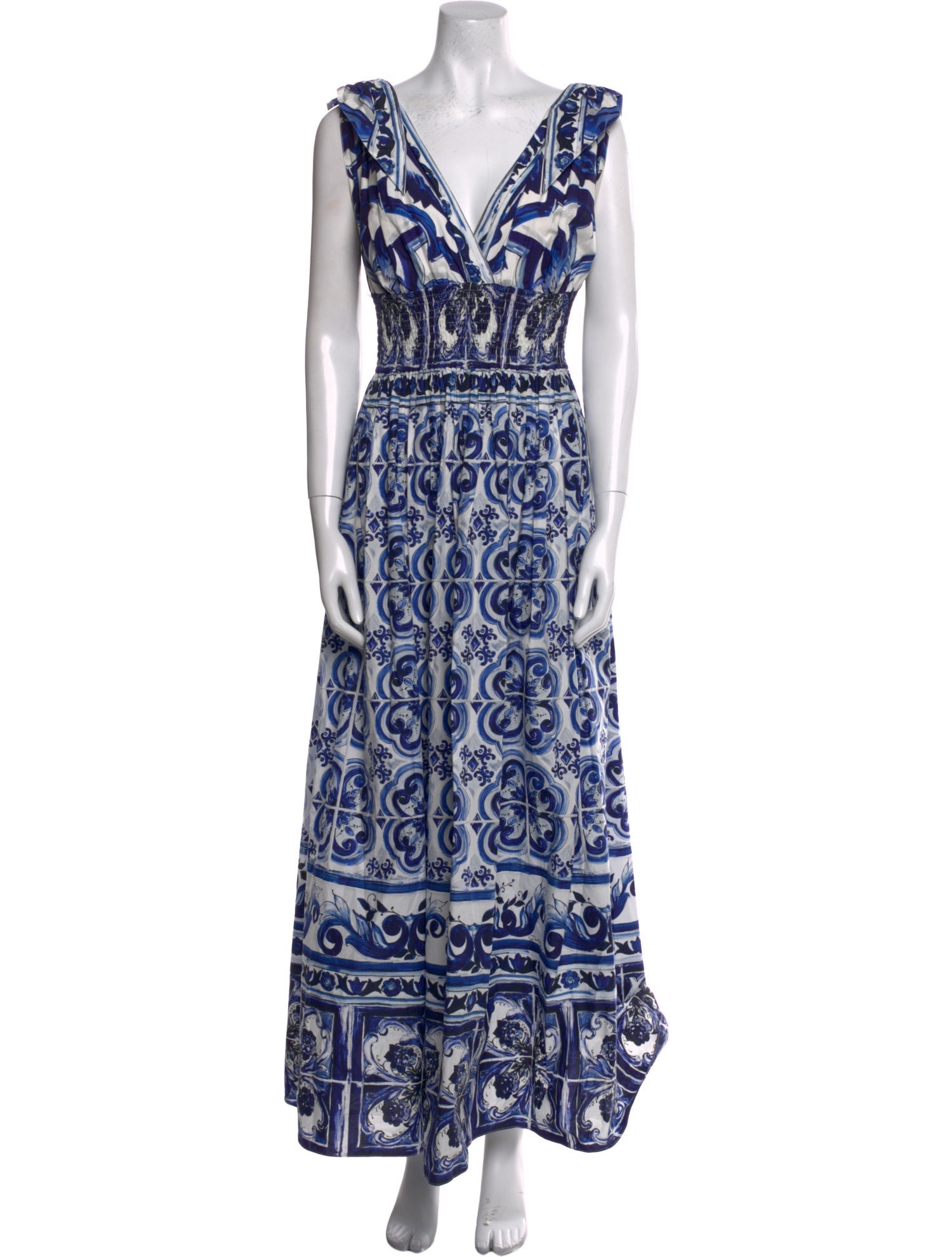 Dolce & Gabbana Printed Long Dress