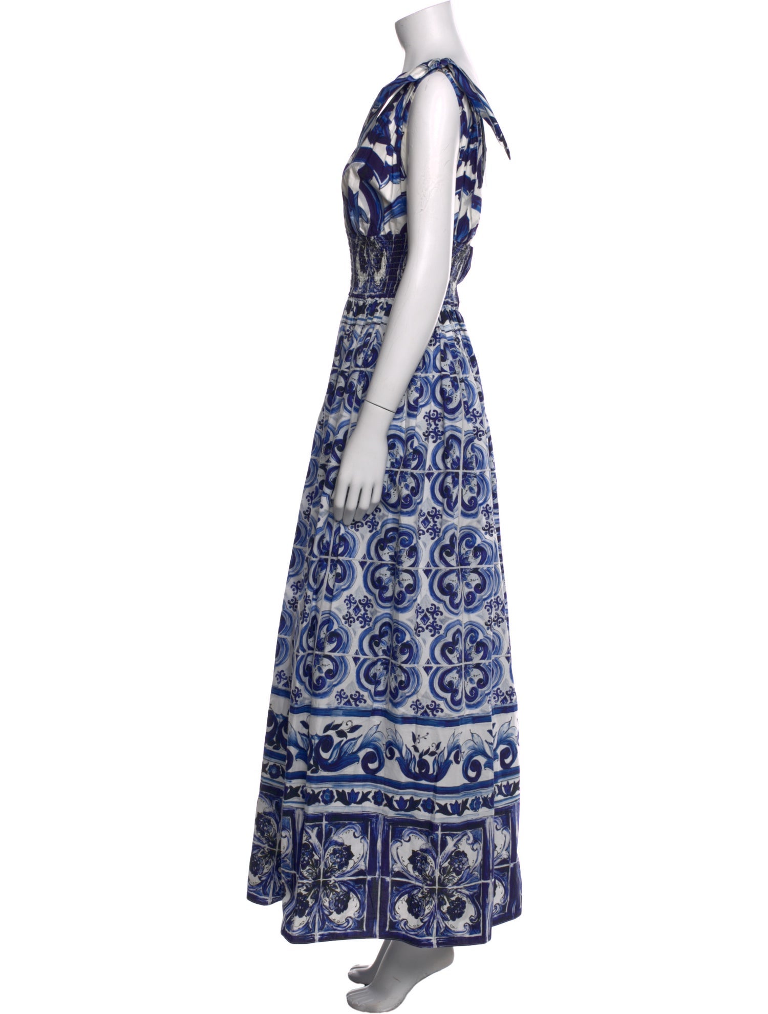 Dolce & Gabbana Printed Long Dress
