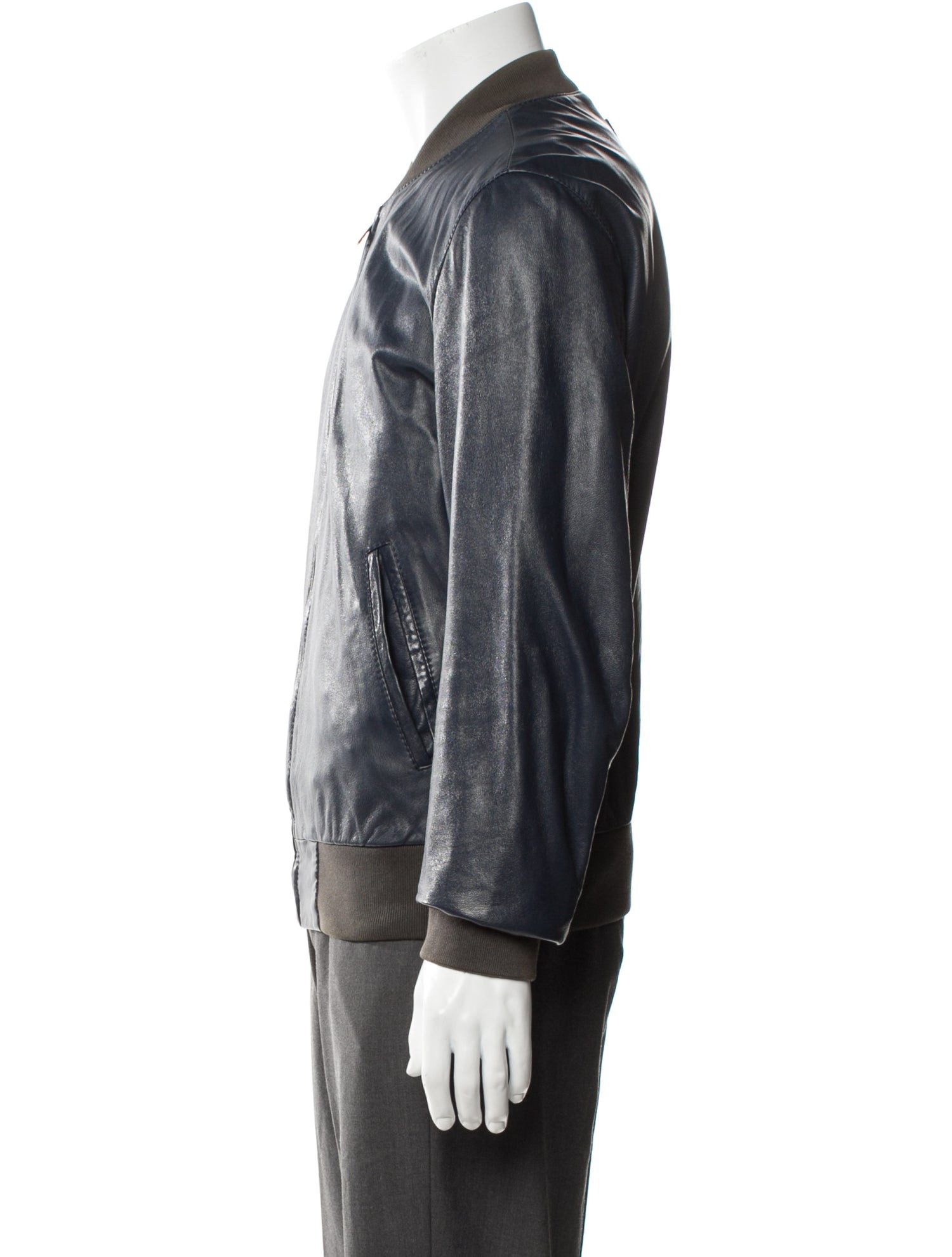 Dolce & Gabbana Lambskin Bomber Jacket