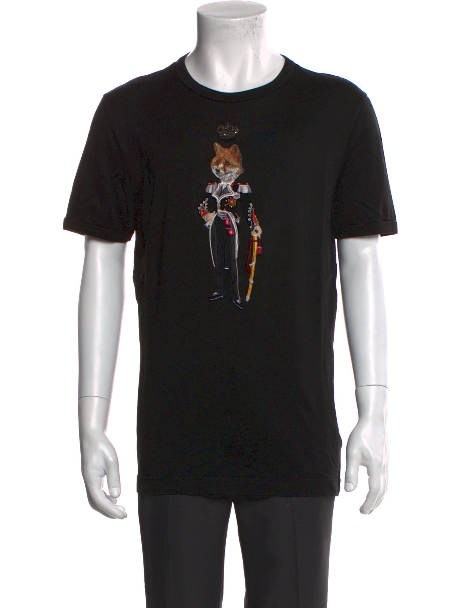Dolce & Gabbana Graphic Print Crew Neck T-Shirt