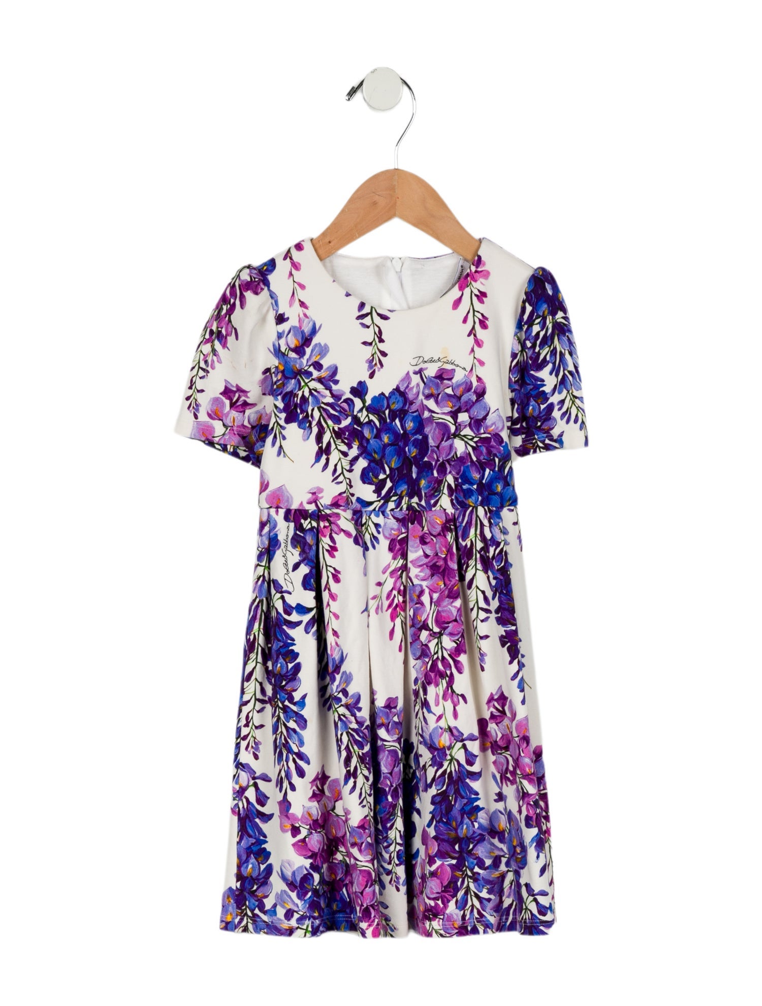 Dolce & Gabbana Girls' Floral Print Dress