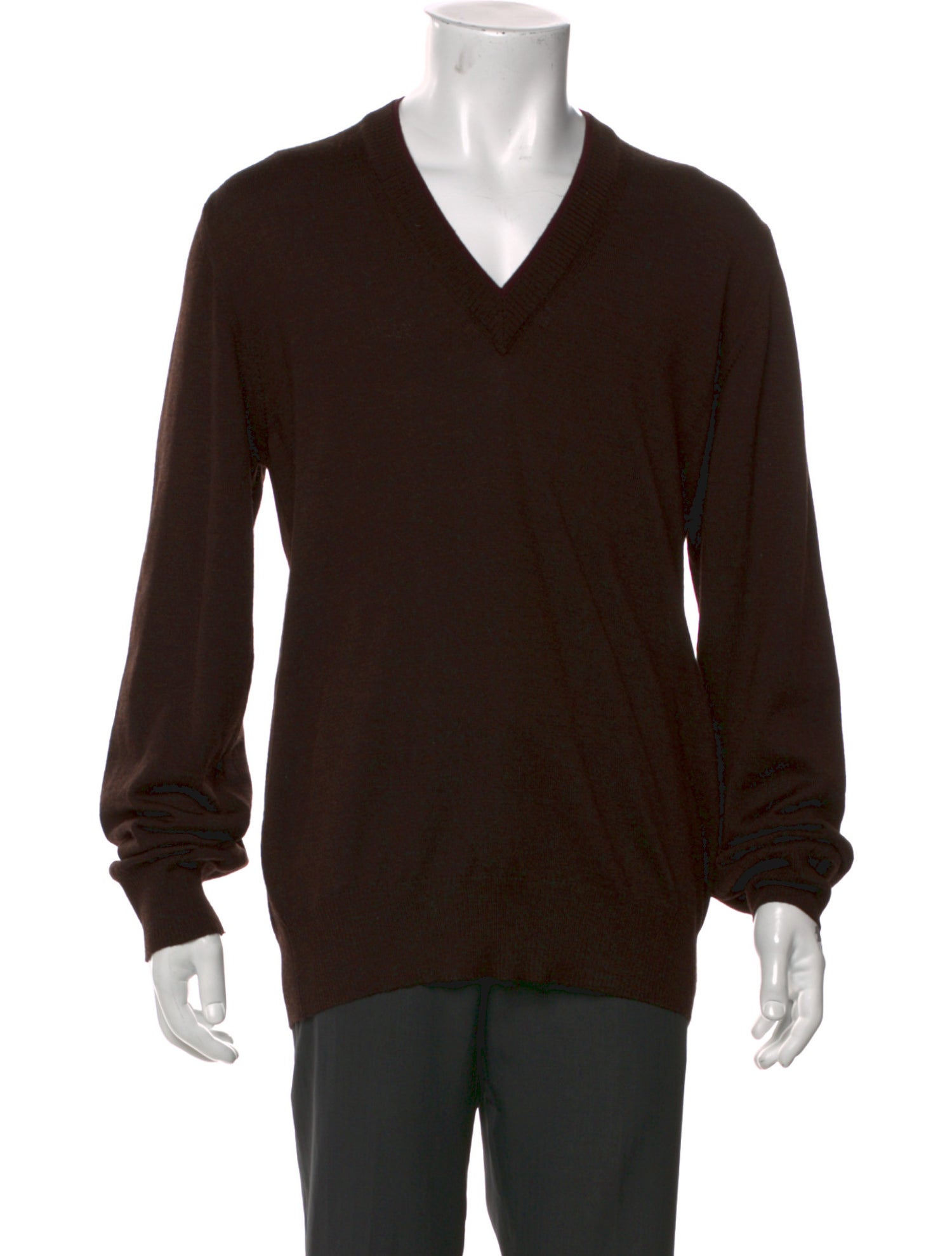 Dolce & Gabbana Virgin Wool V-Neck Pullover