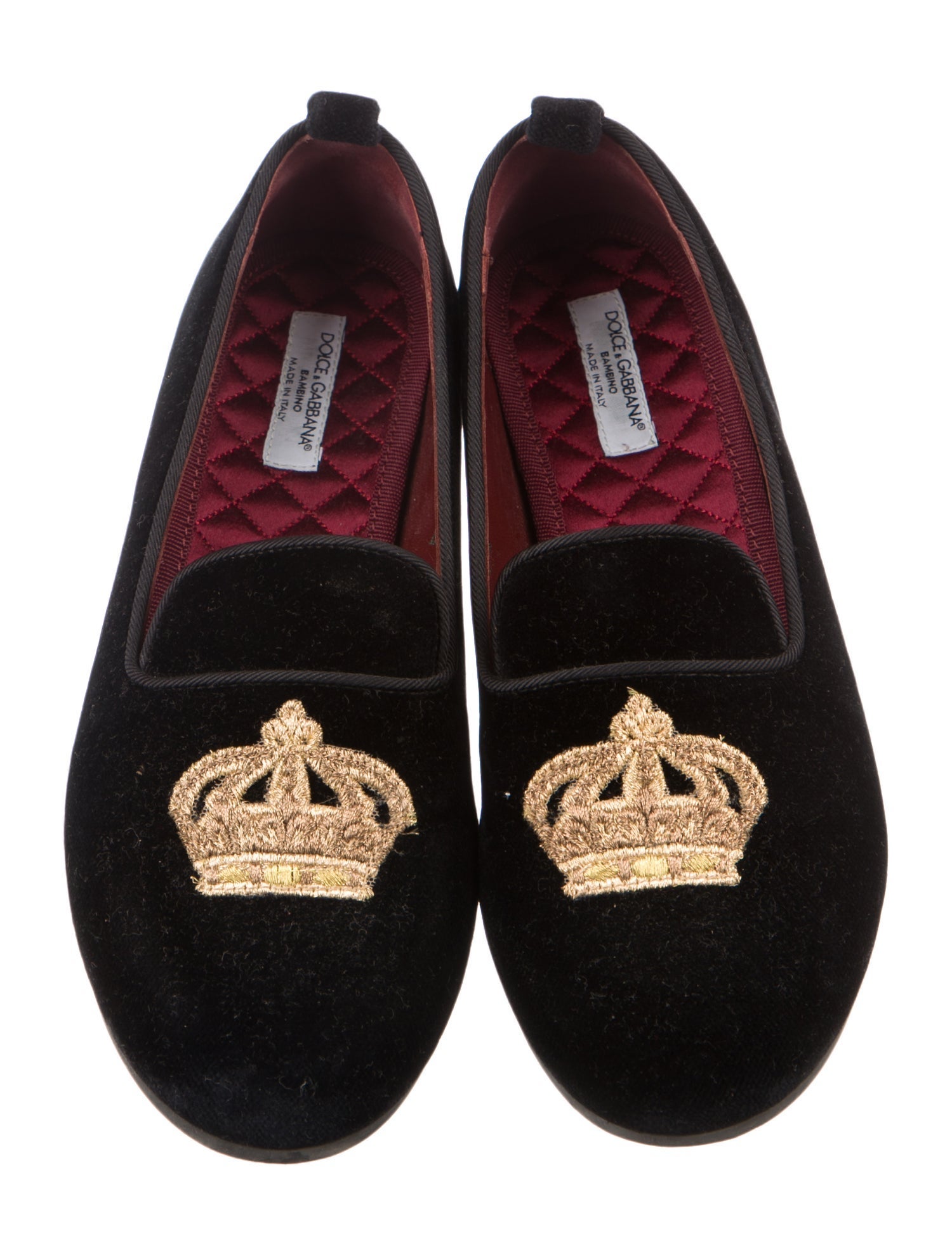 Dolce & Gabbana Dolce & Gabbana Crown Velvet Loafer