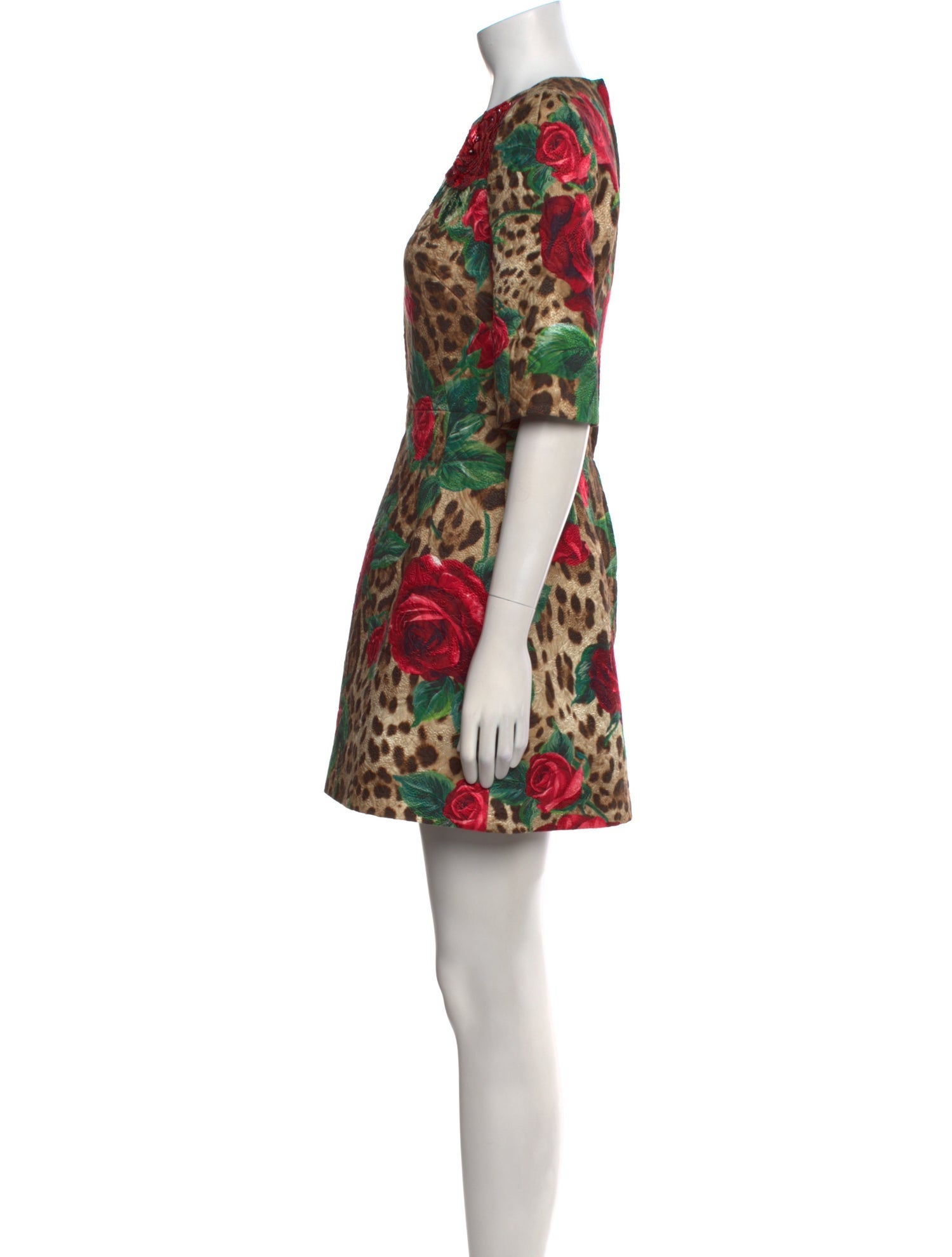 Dolce & Gabbana Printed Mini Dress