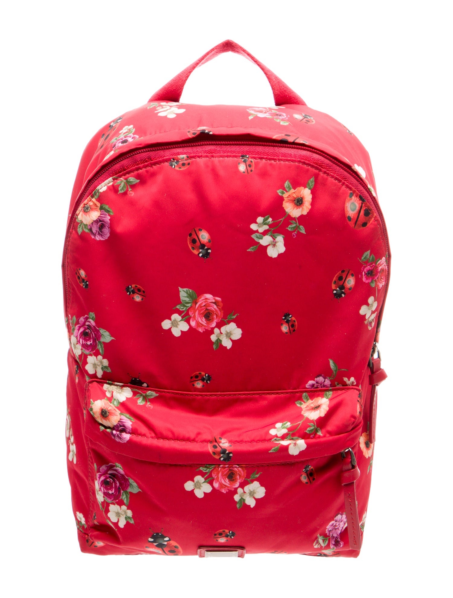 Dolce & Gabbana Girls' Ladybug Floral Backpack