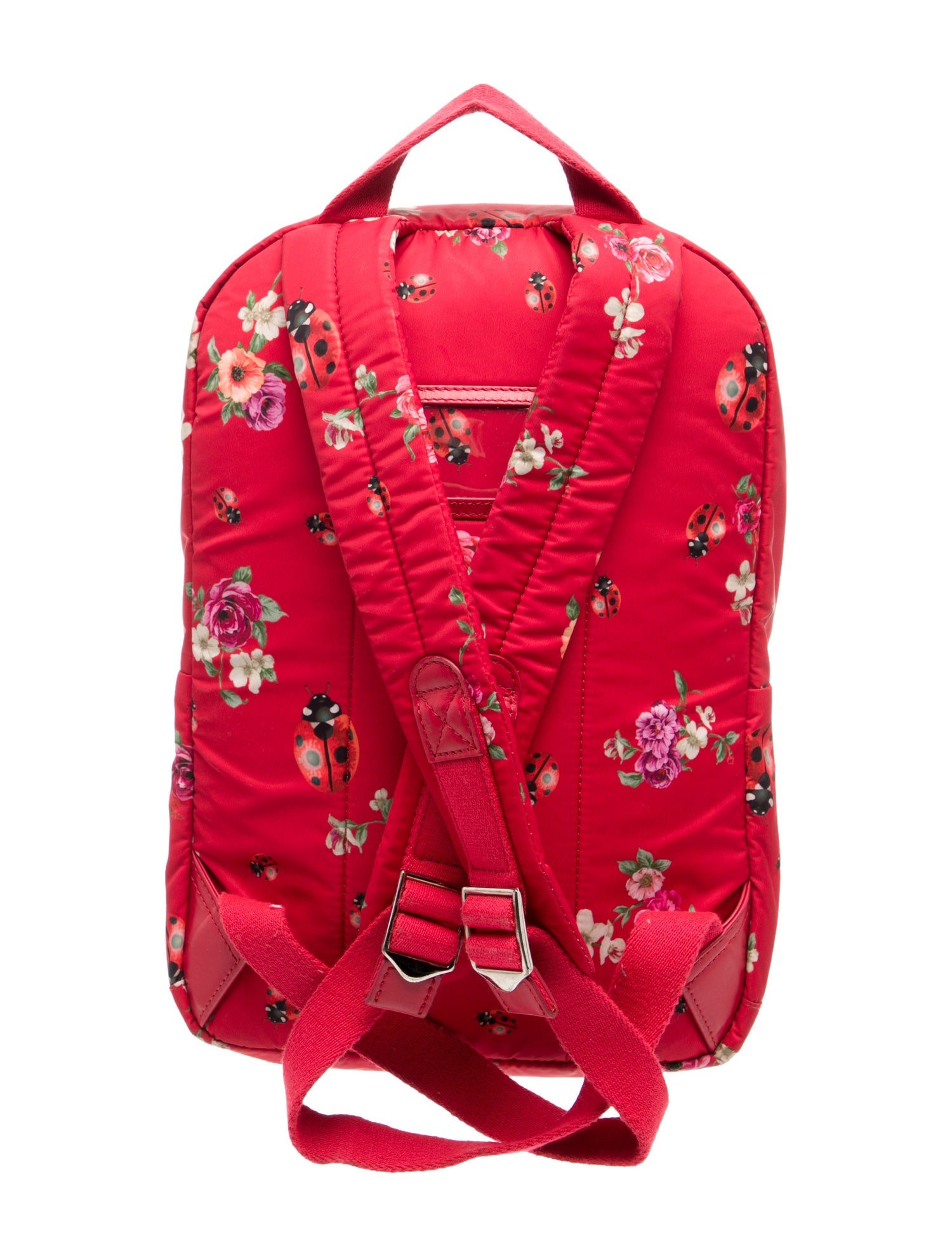 Dolce & Gabbana Girls' Ladybug Floral Backpack