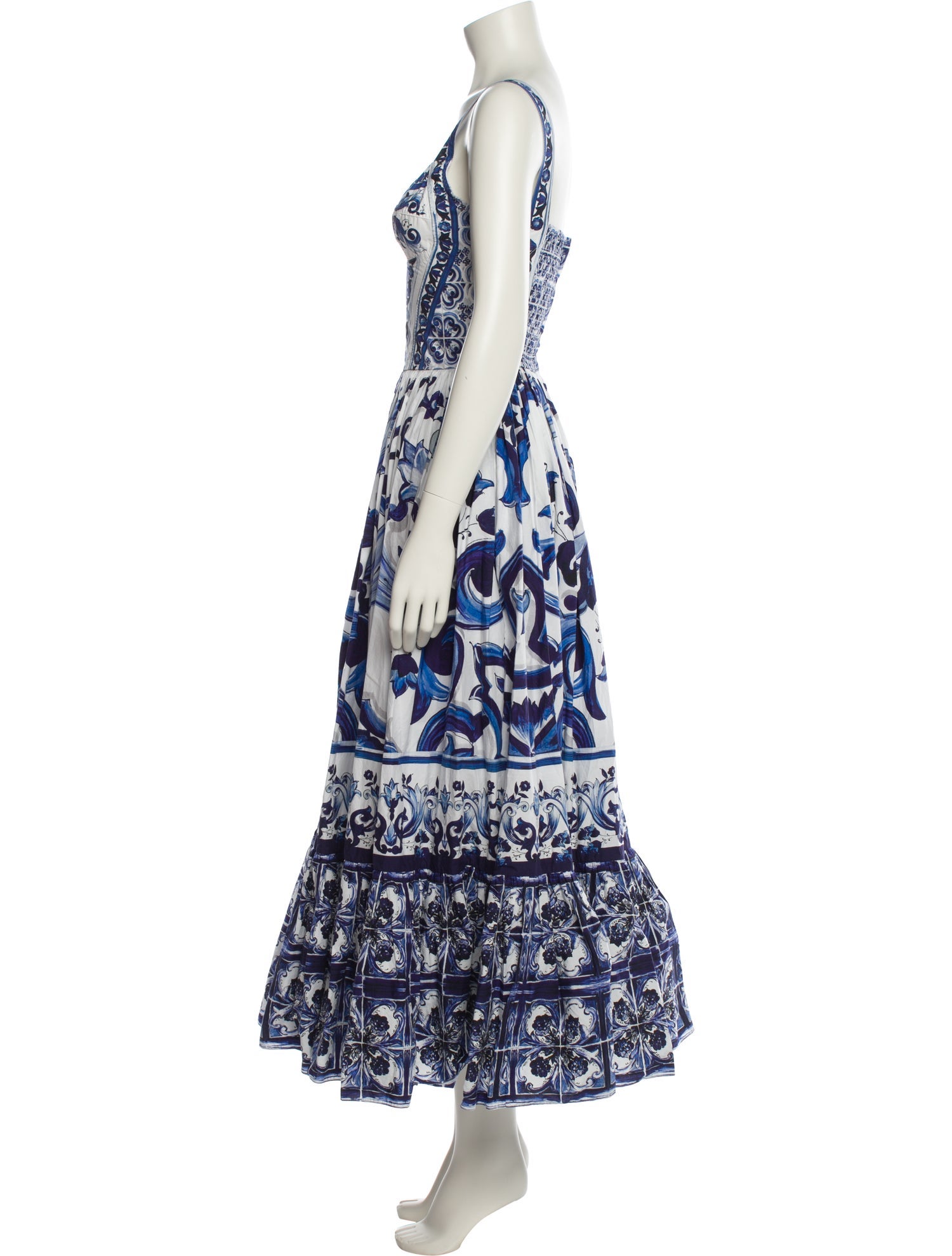 Dolce & Gabbana Printed Long Dress