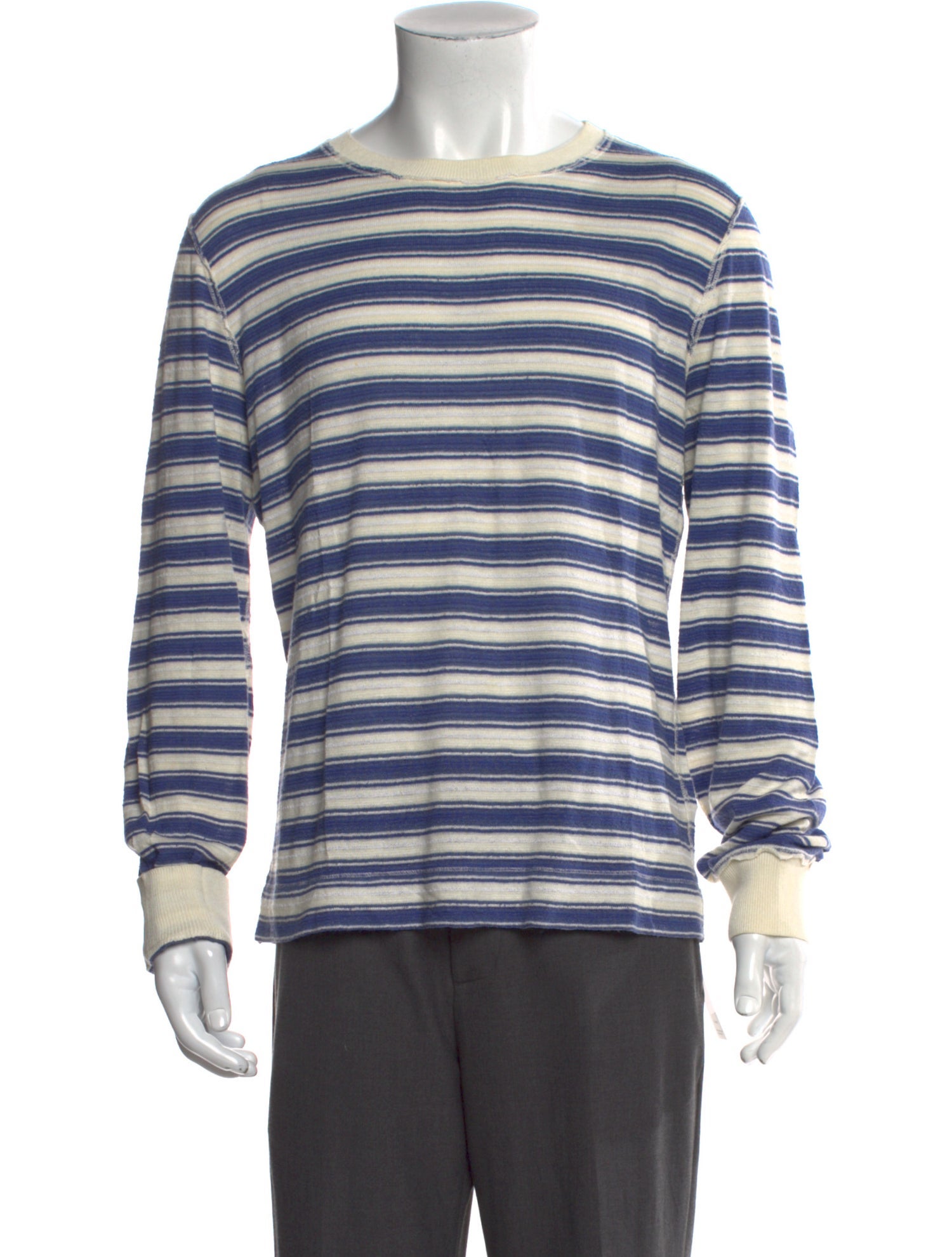 Dolce & Gabbana Striped Crew Neck Pullover