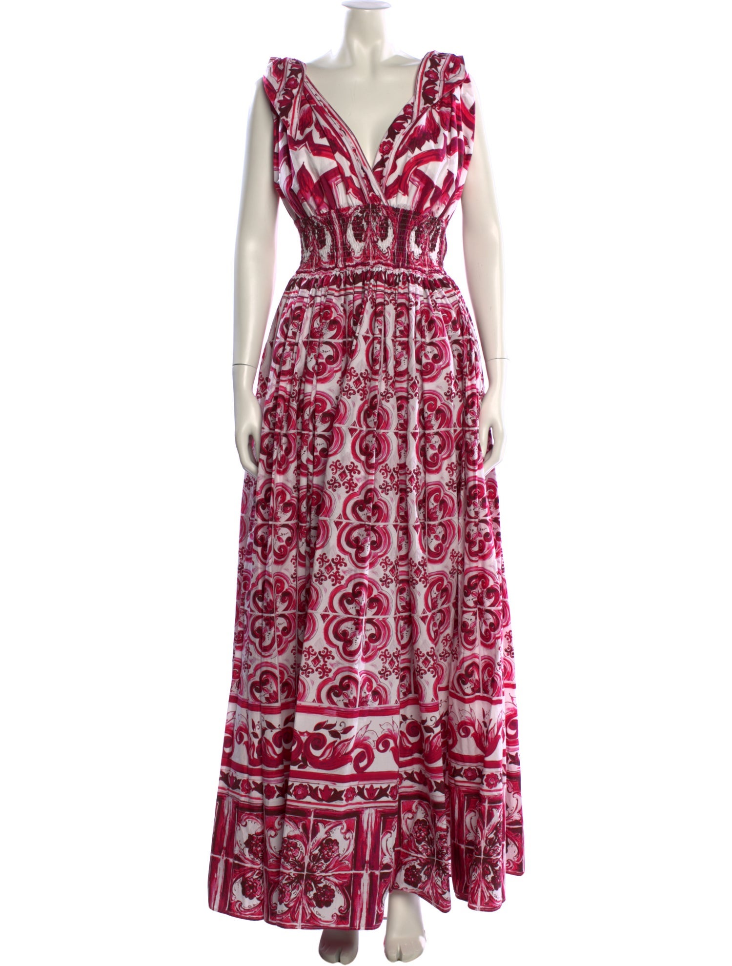 Dolce & Gabbana Printed Long Dress w/ Tags