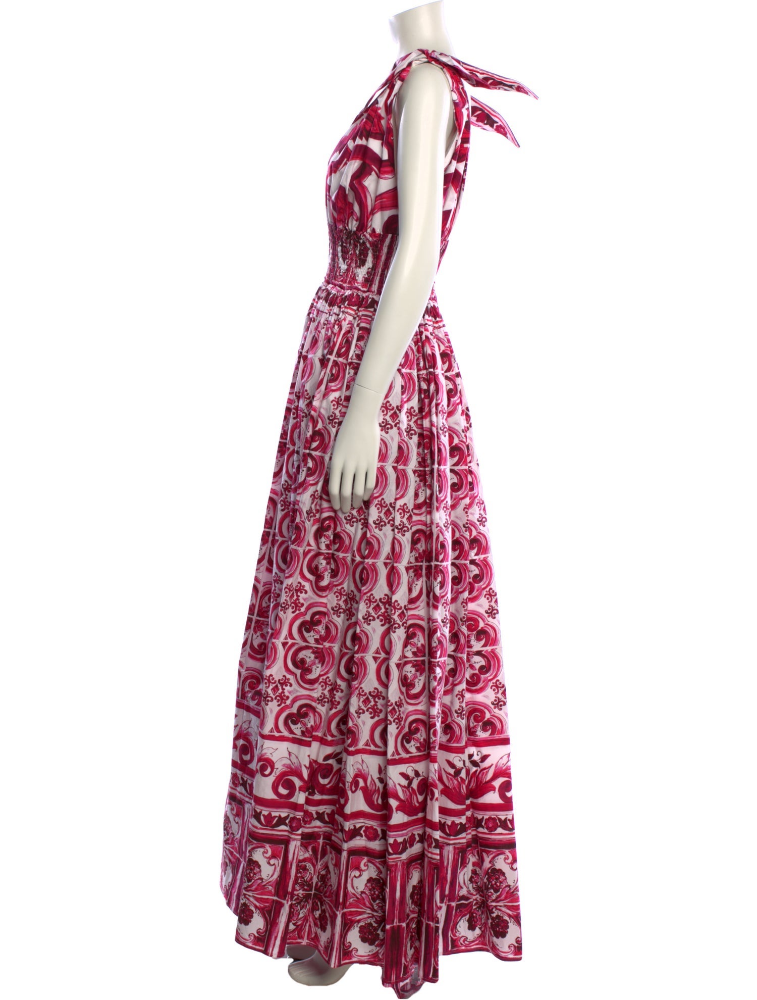 Dolce & Gabbana Printed Long Dress w/ Tags