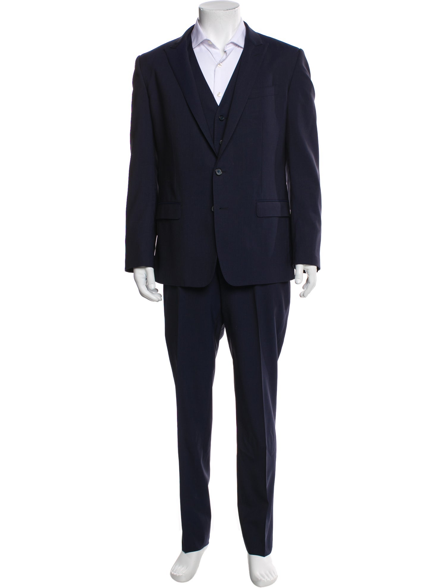Dolce & Gabbana Wool Three Piece Suit