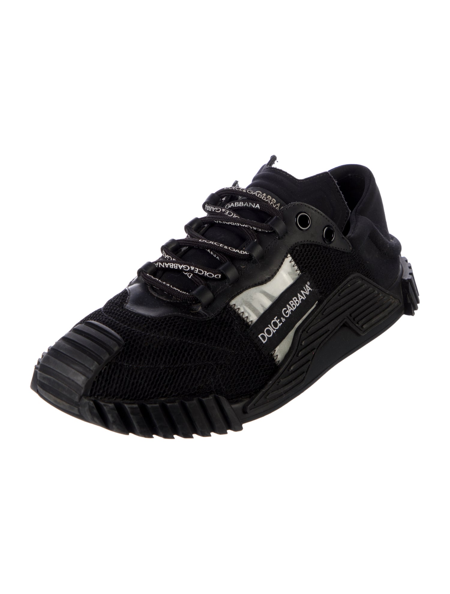 Dolce & Gabbana Nylon Mesh Accents Sneakers