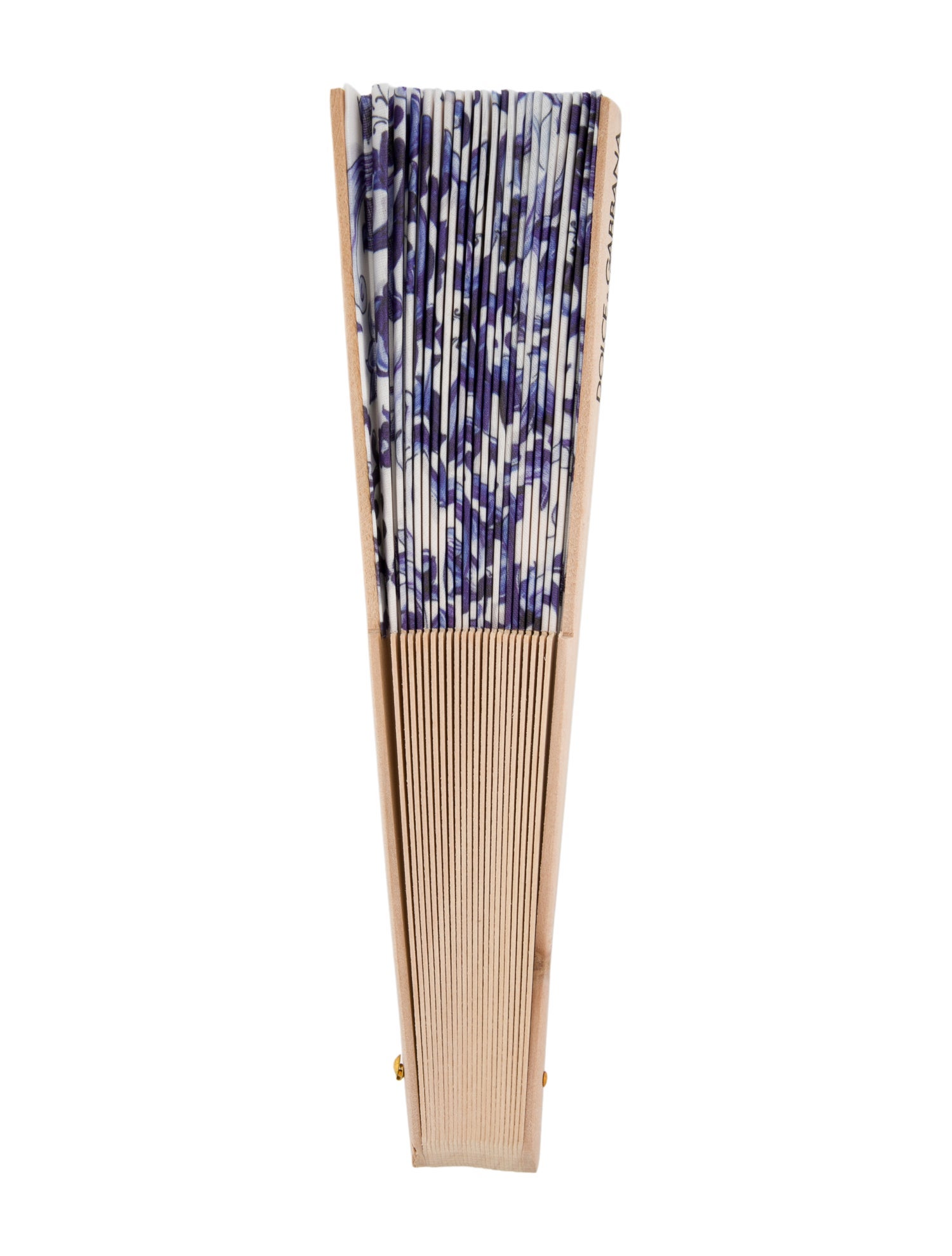 Dolce & Gabbana Damask Print Folding Hand Fan