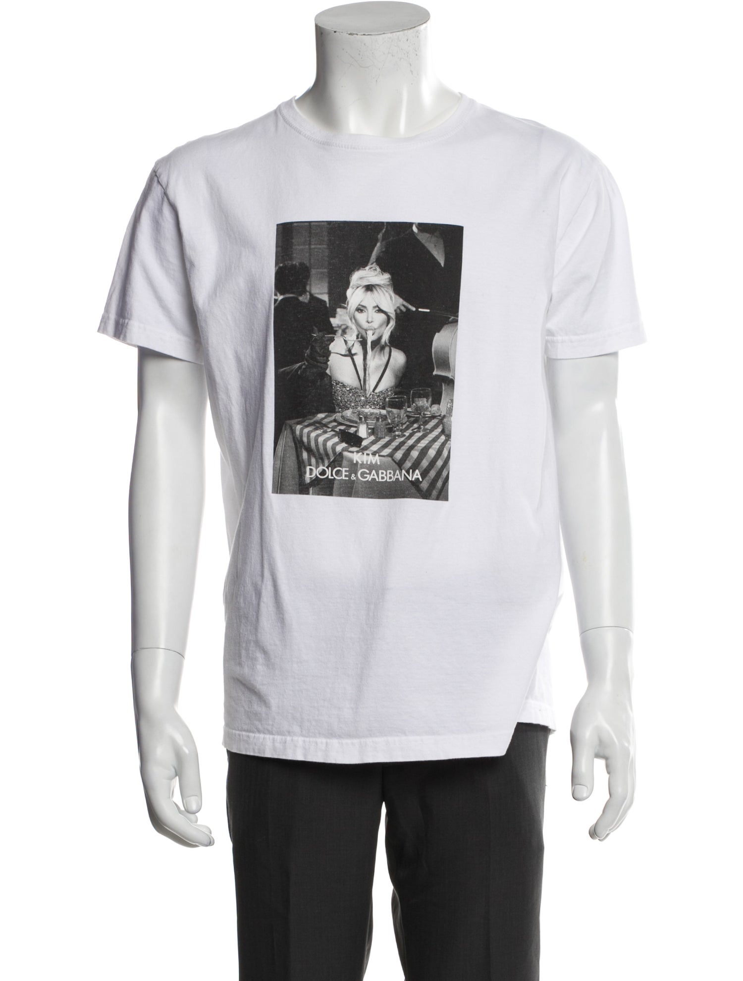 Dolce & Gabbana Graphic Print Crew Neck T-Shirt