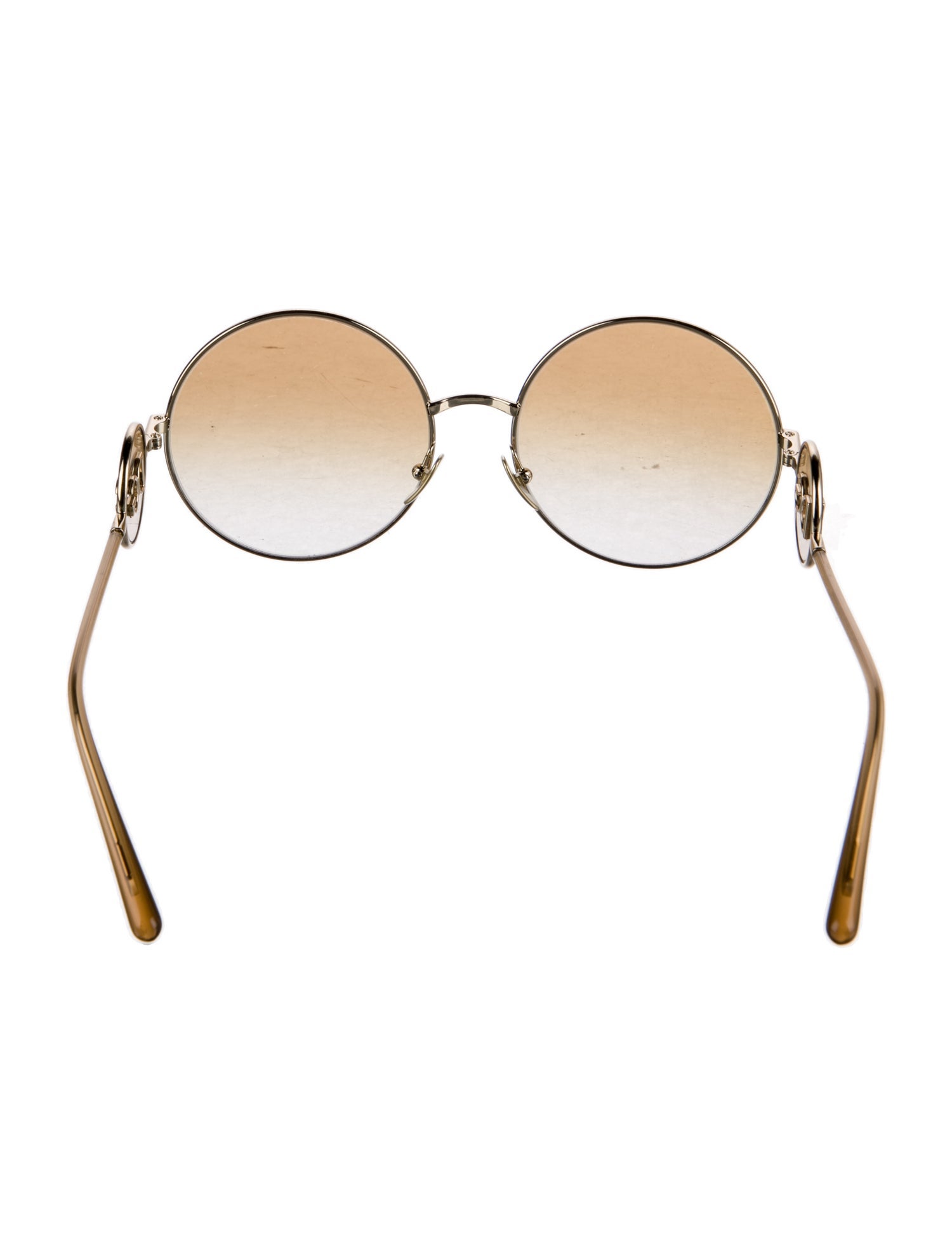 Dolce & Gabbana Round Gradient Sunglasses