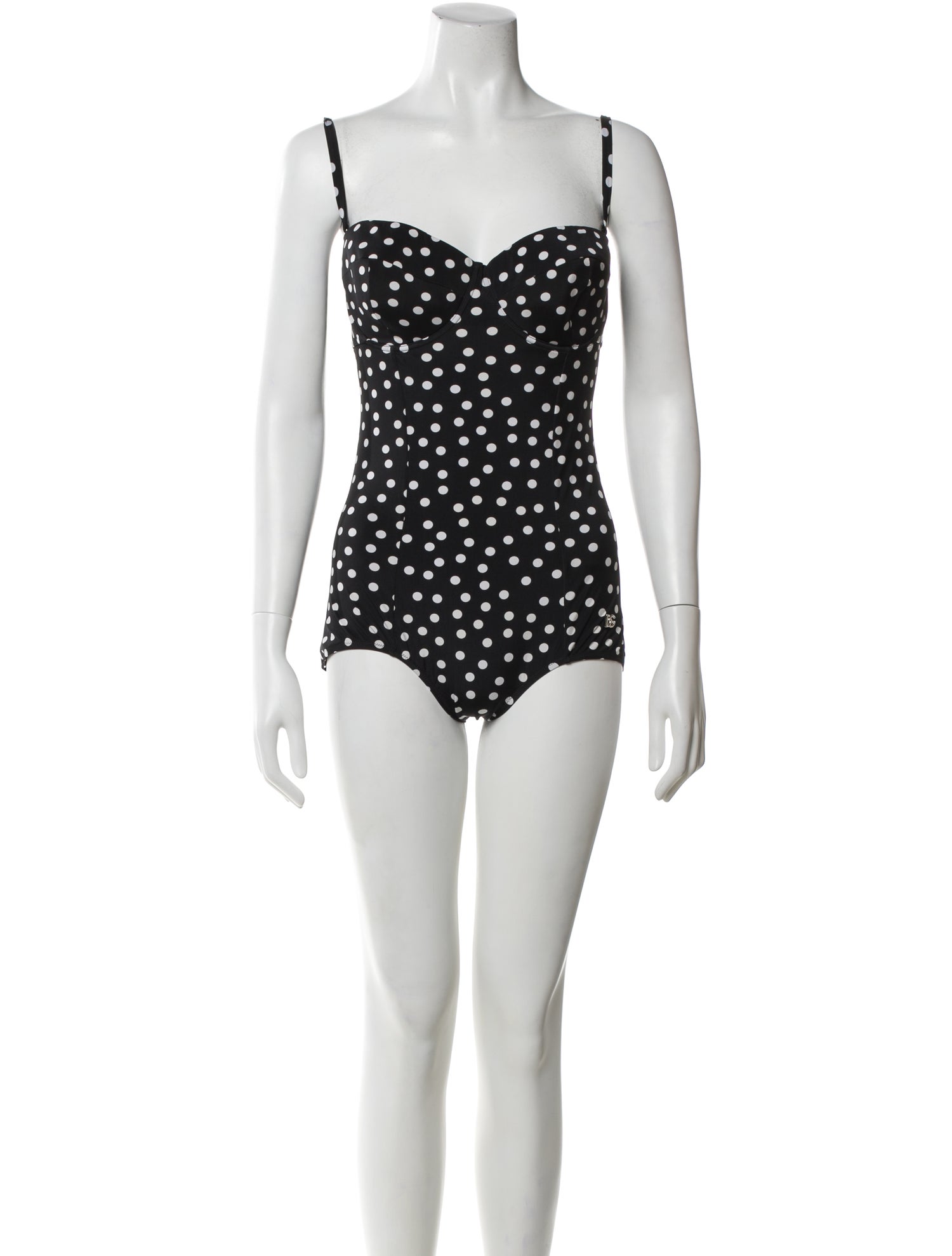 Dolce & Gabbana Polka Dot Print One-Piece