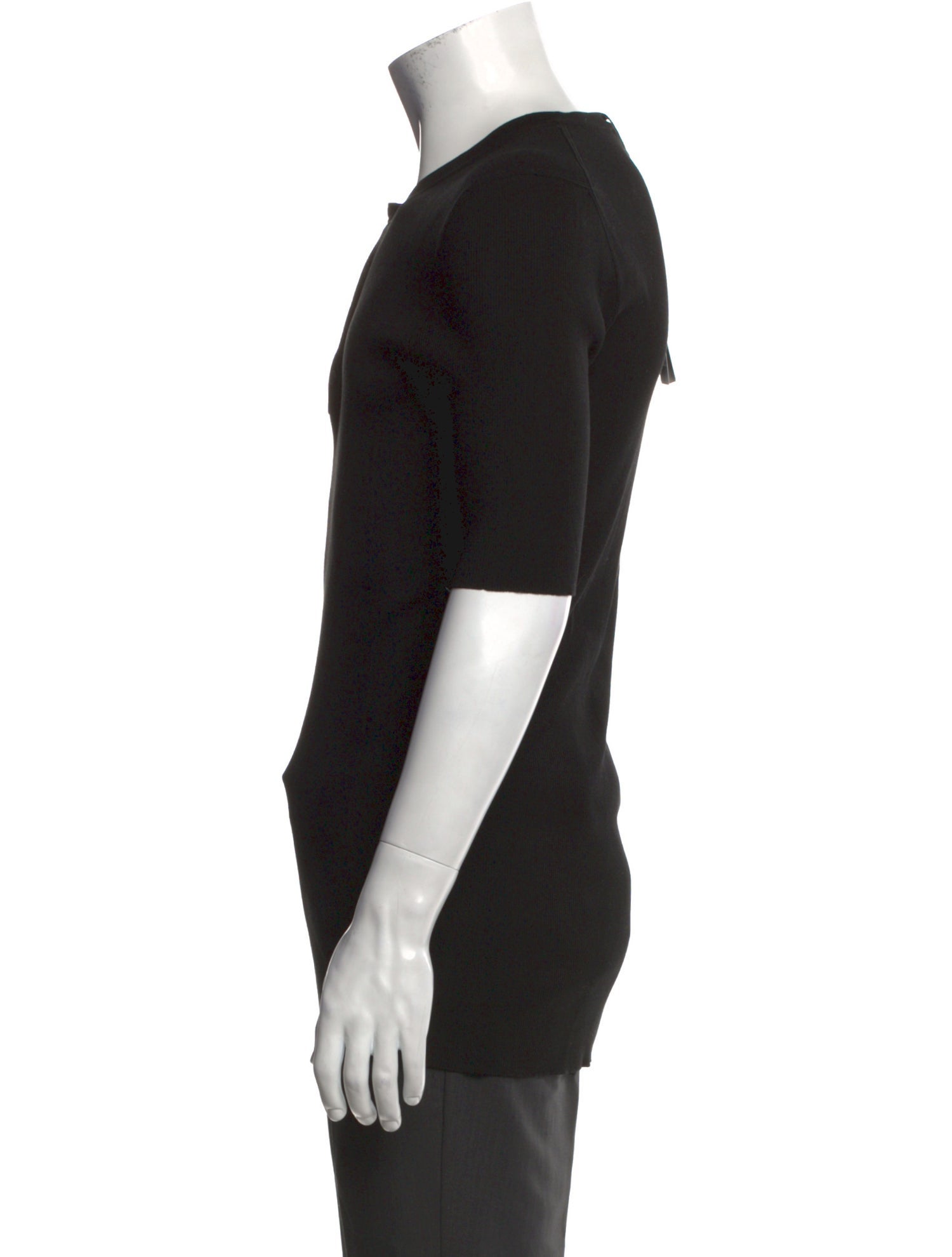 Dolce & Gabbana Silk Crew Neck Polo Shirt w/ Tags