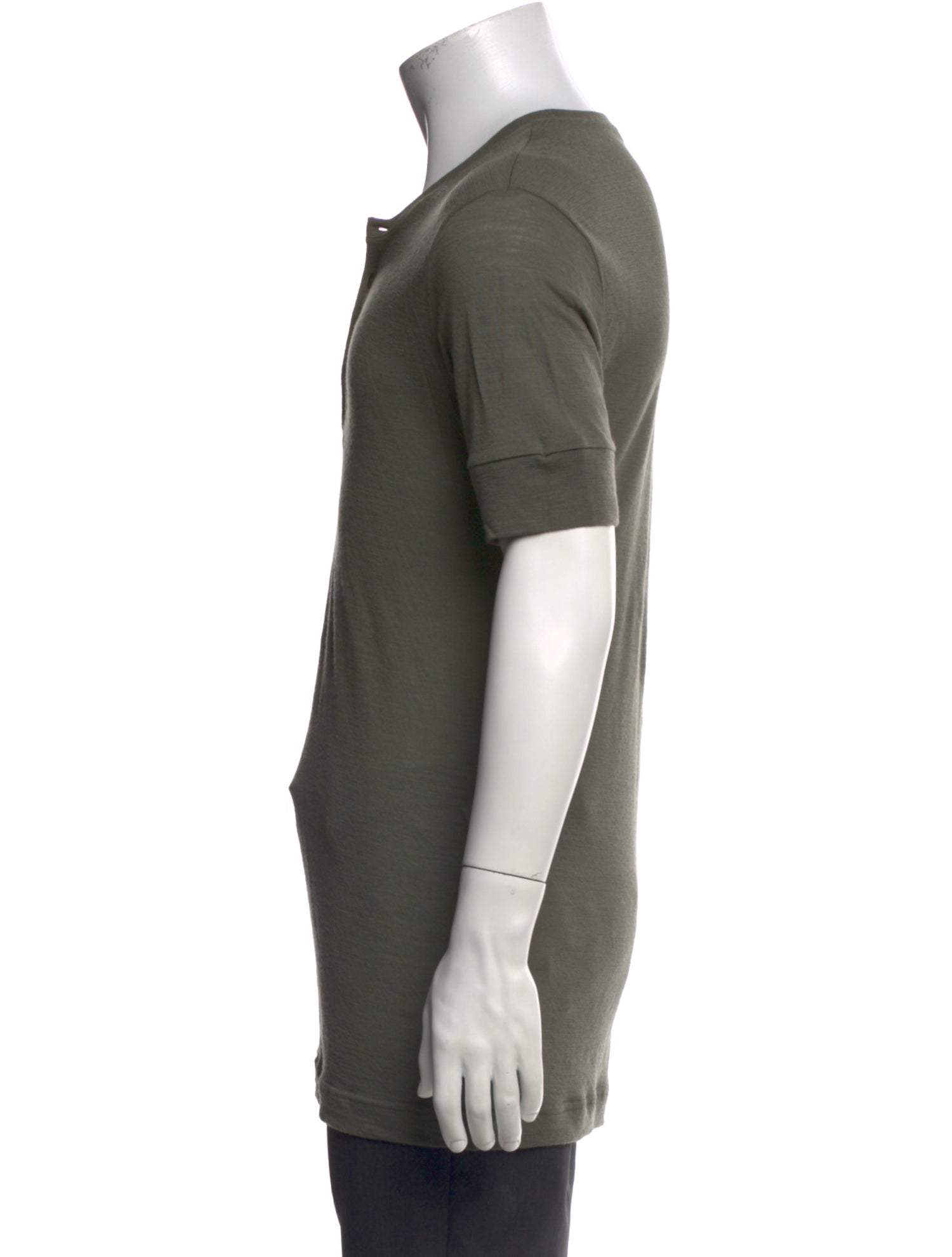 Dolce & Gabbana Wool Crew Neck Polo Shirt