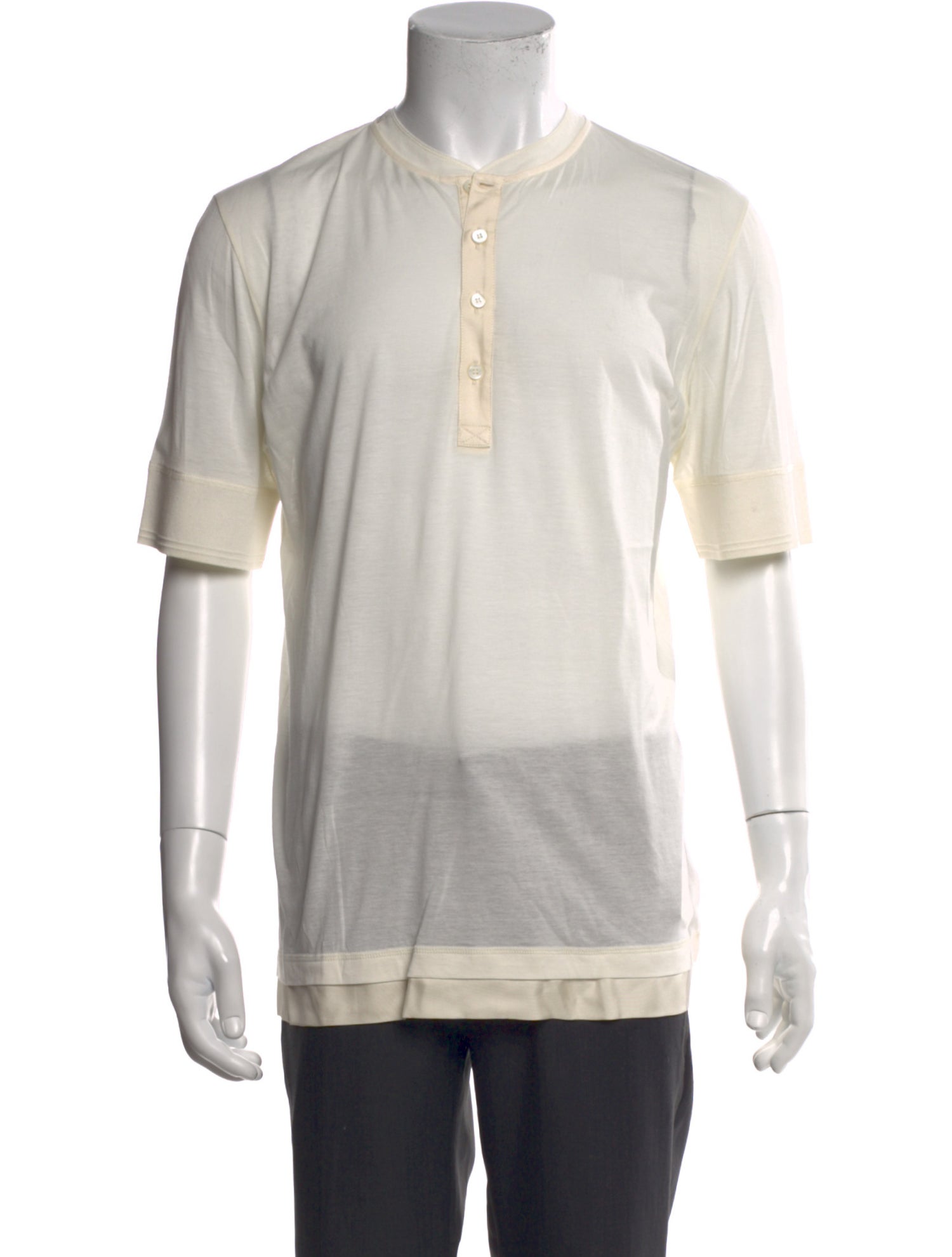 Dolce & Gabbana Crew Neck Short Sleeve Polo Shirt