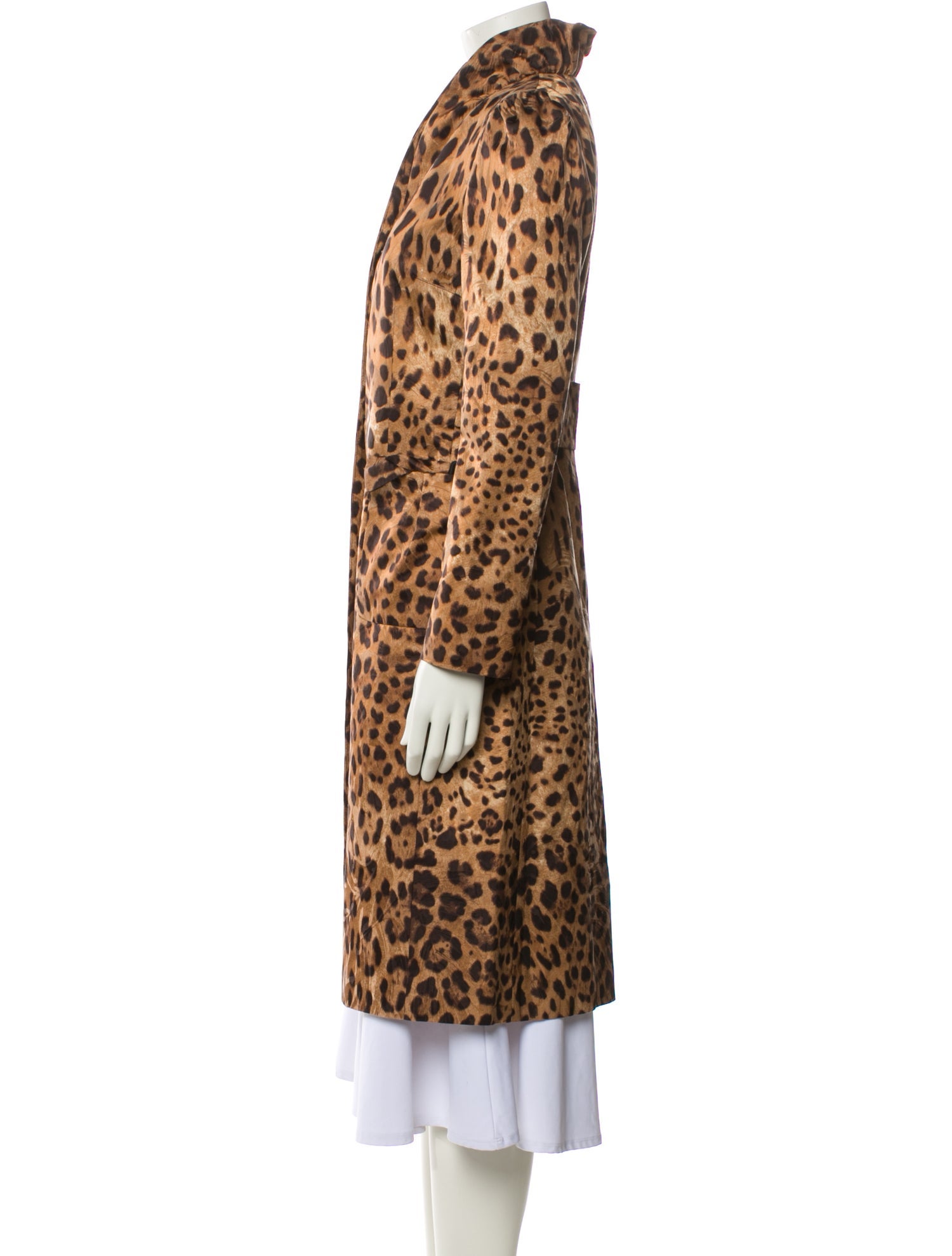 Dolce & Gabbana Animal Print Faux Fur Vest
