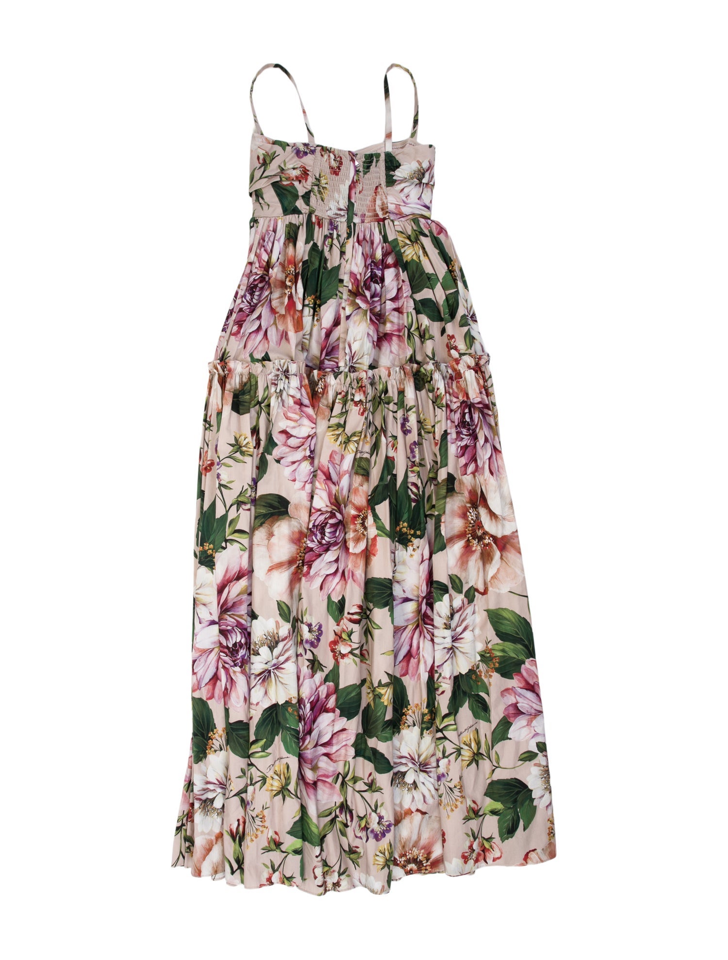 Dolce & Gabbana Floral Print Long Dress w/ Tags