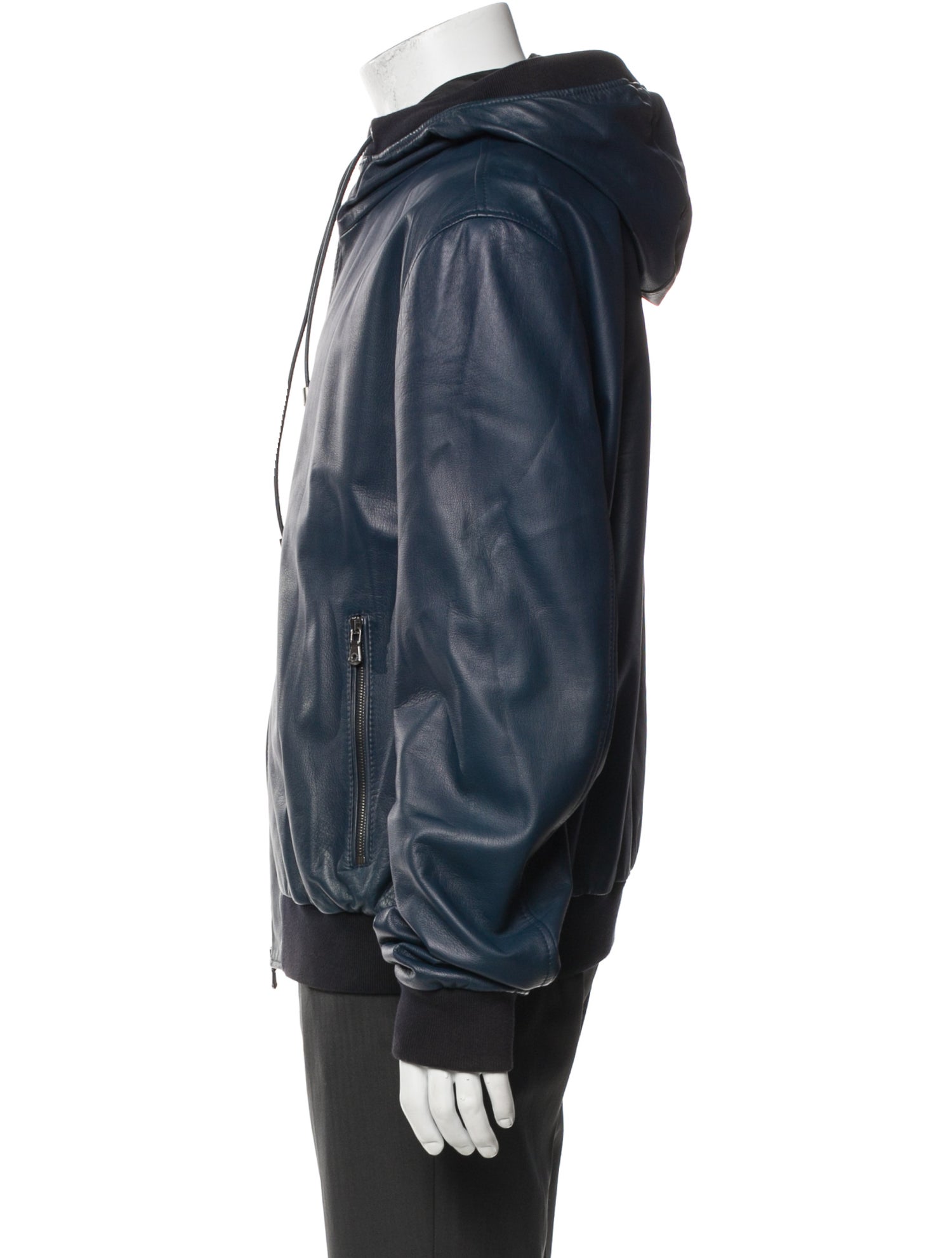 Dolce & Gabbana Lamb Leather Bomber Jacket